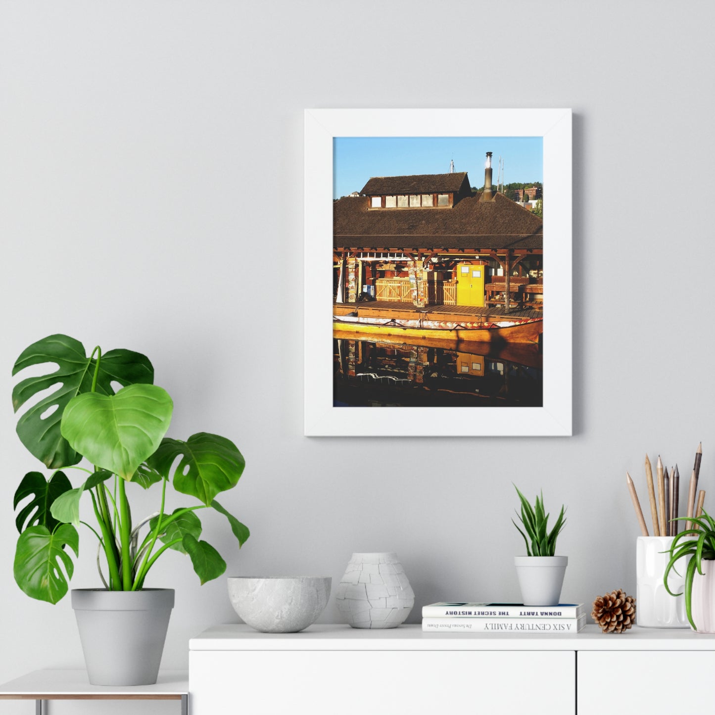 Q'il'bid Awe - Framed Vertical Poster