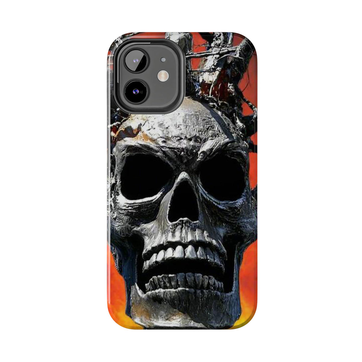 Skull Warrior Inferno Stare (v1) - Tough Phone Cases
