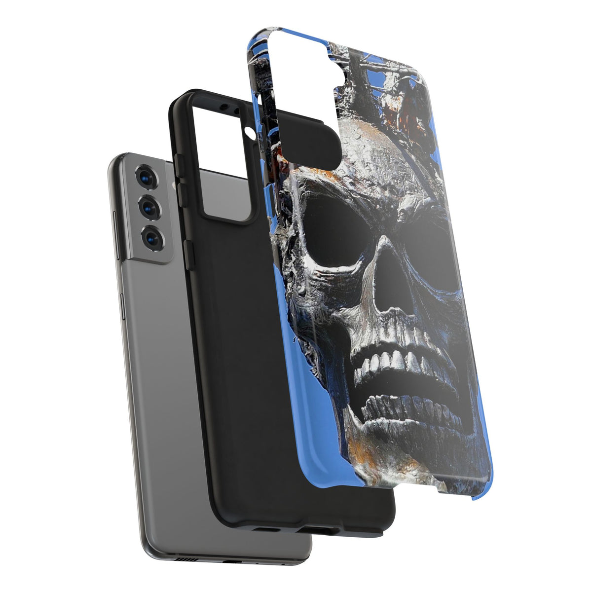 Skull Warrior Stare - Tough Phone Cases