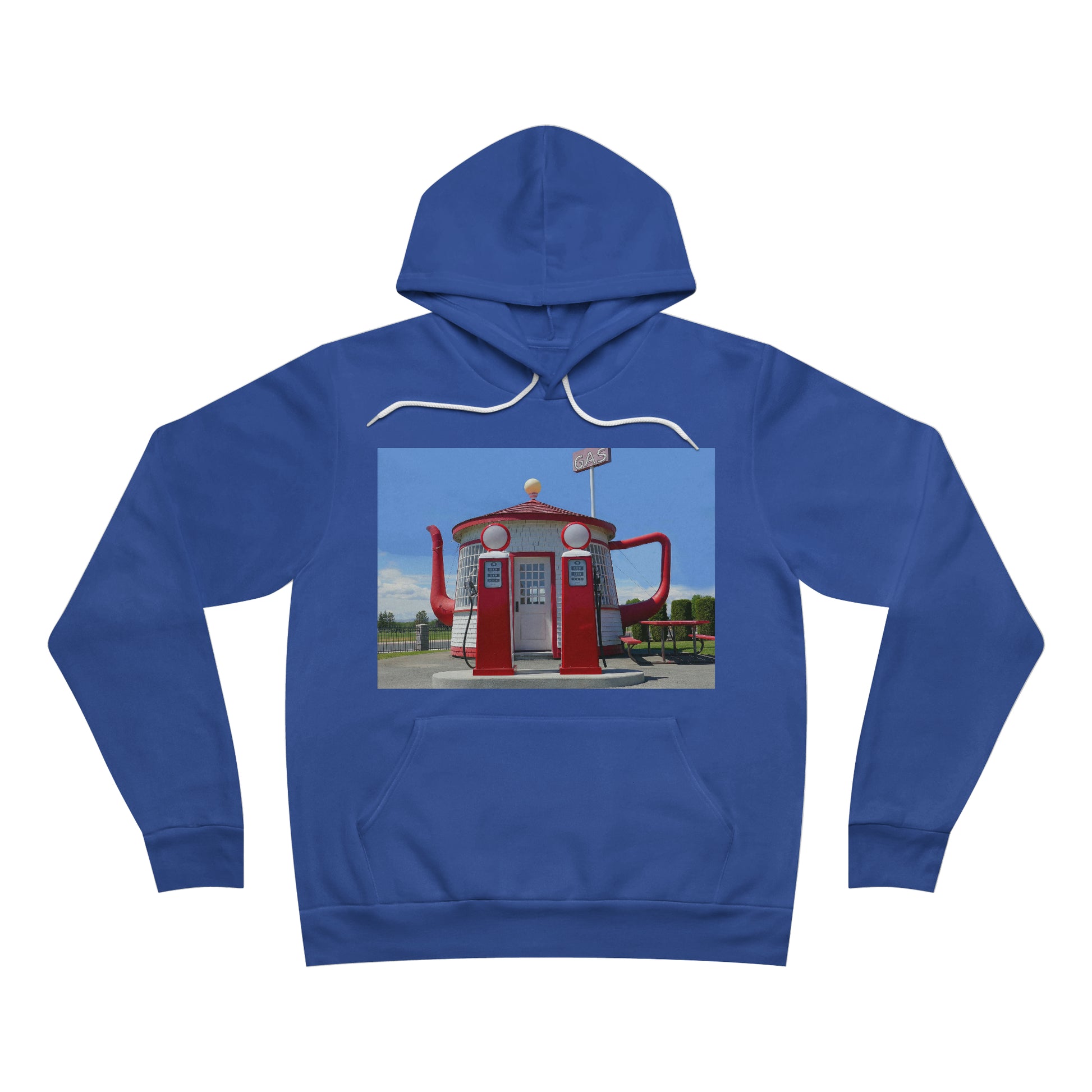 Awesome Teapot Dome Service Station - Unisex Sponge Fleece Pullover Hoodie - Fry1Productions