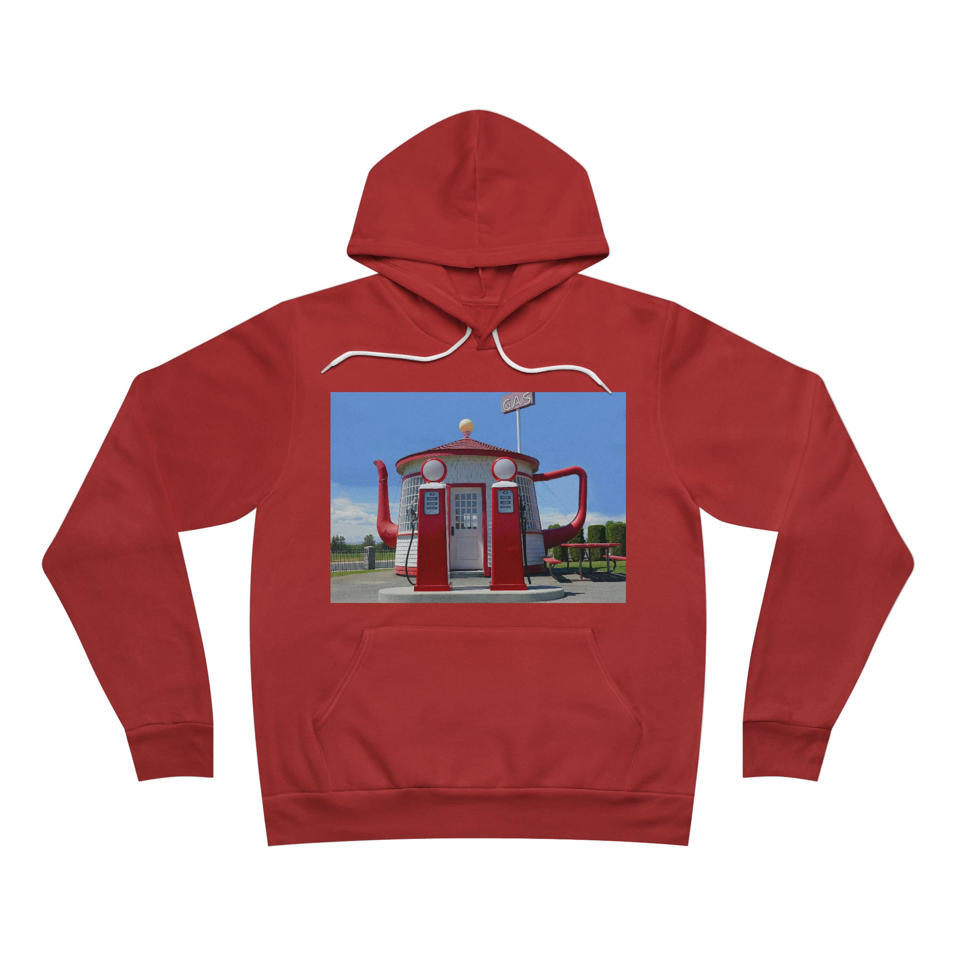 Awesome Teapot Dome Service Station - Unisex Sponge Fleece Pullover Hoodie - Fry1Productions