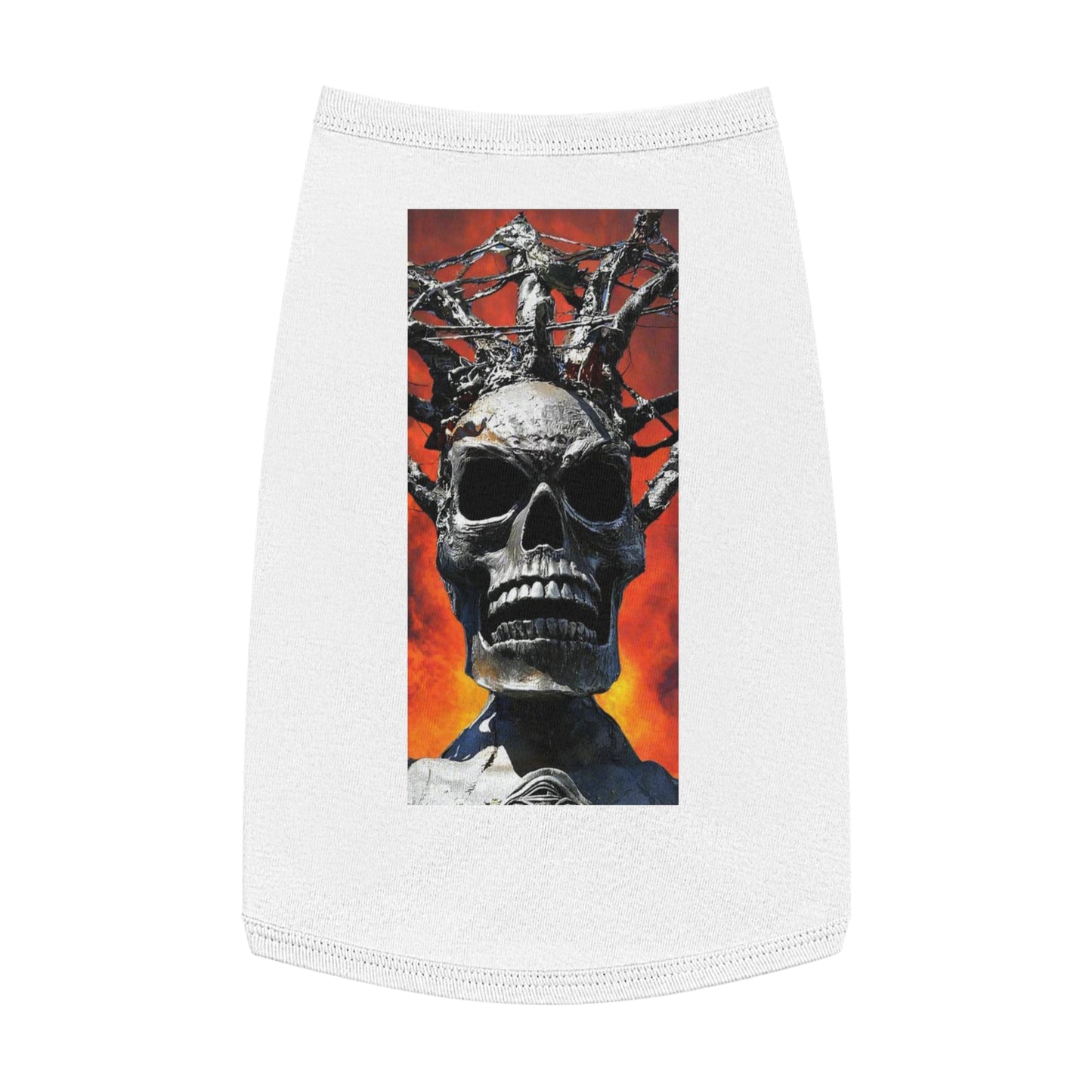 Skull Warrior Inferno Stare - Pet Tank Top