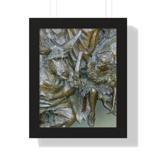 Flight Love - Framed Vertical Poster