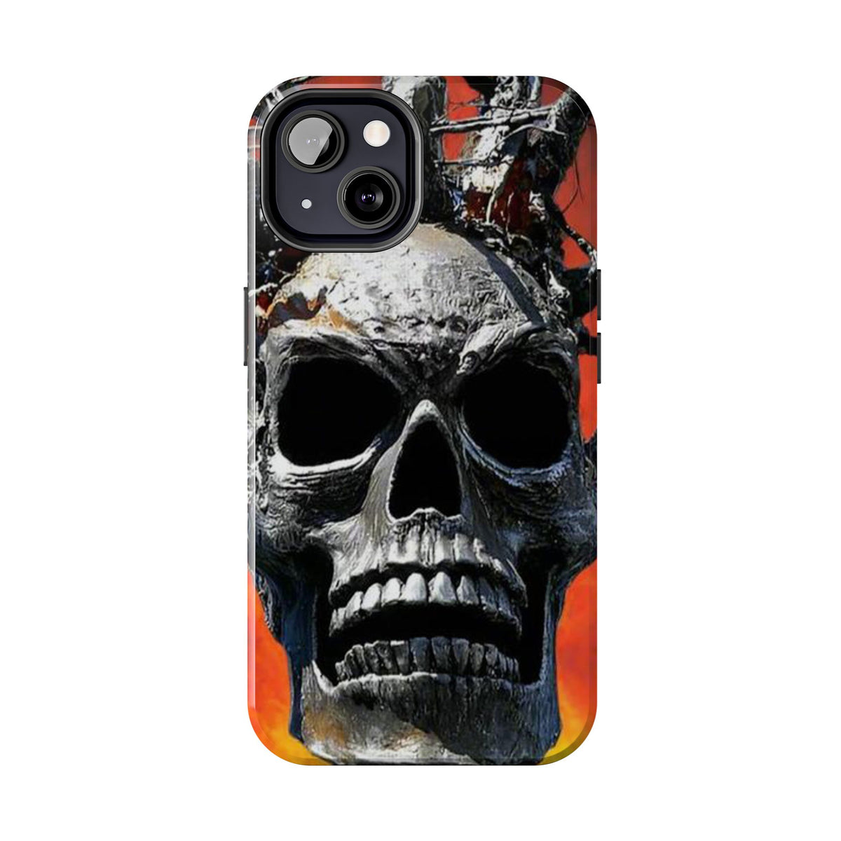Skull Warrior Inferno Stare (v1) - Tough Phone Cases