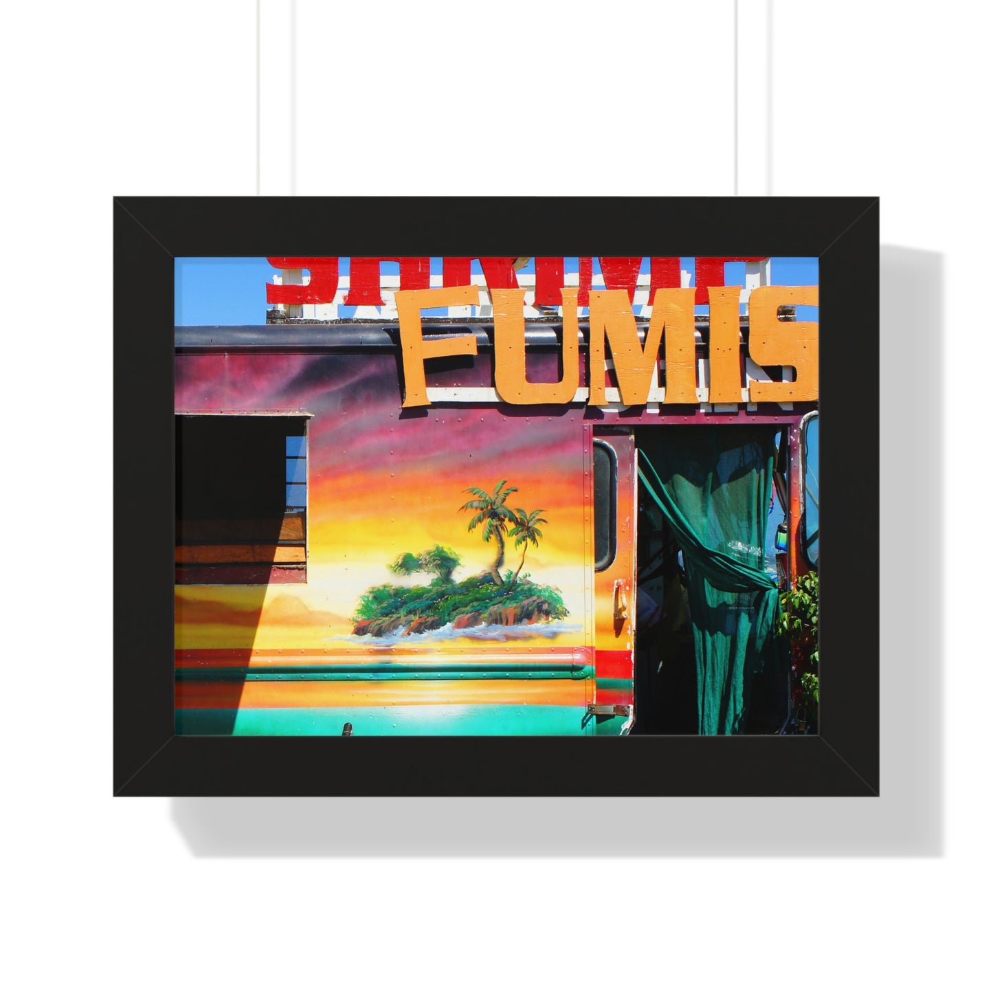Island Love - Framed Horizontal Poster