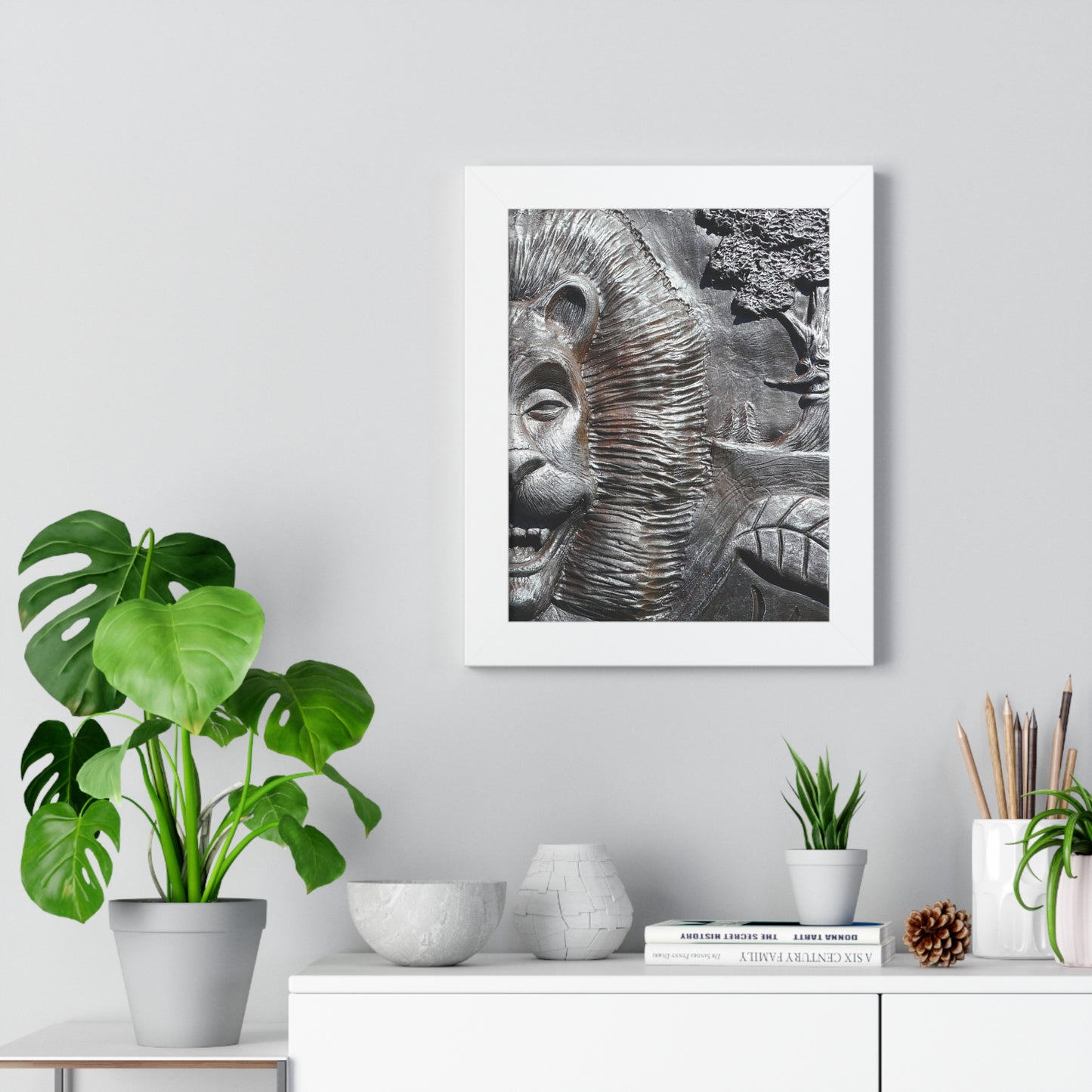 Lion's Friends Forever V3 - Framed Vertical Poster