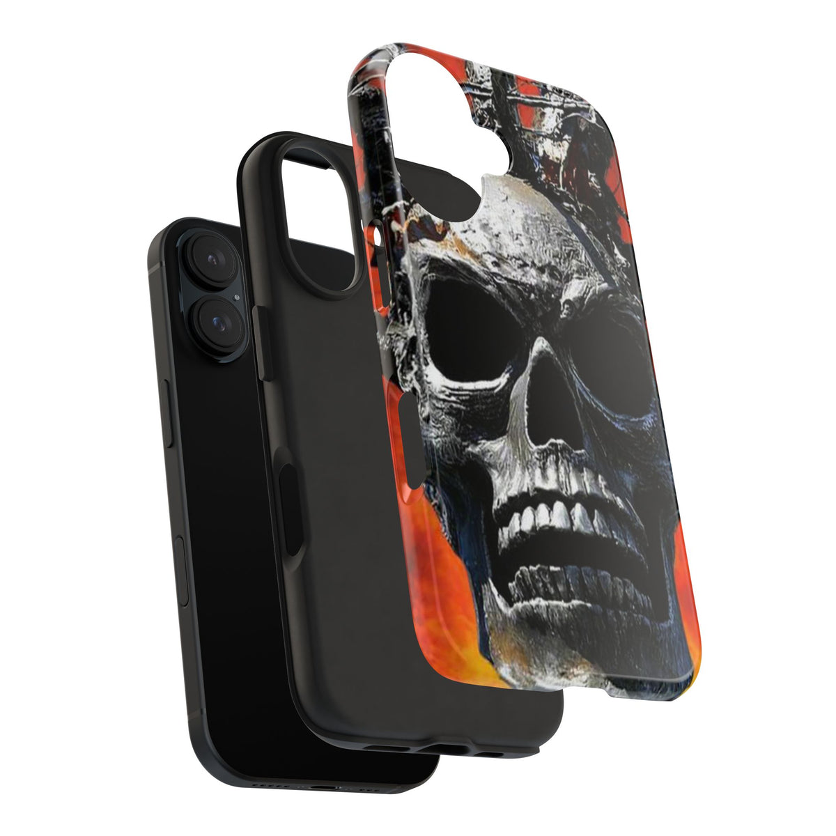 Skull Warrior Inferno Stare (v1) - Tough Phone Cases