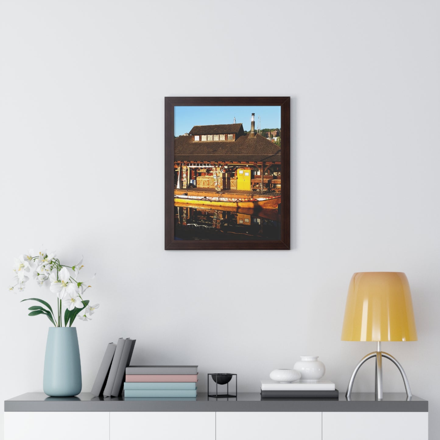Q'il'bid Awe - Framed Vertical Poster