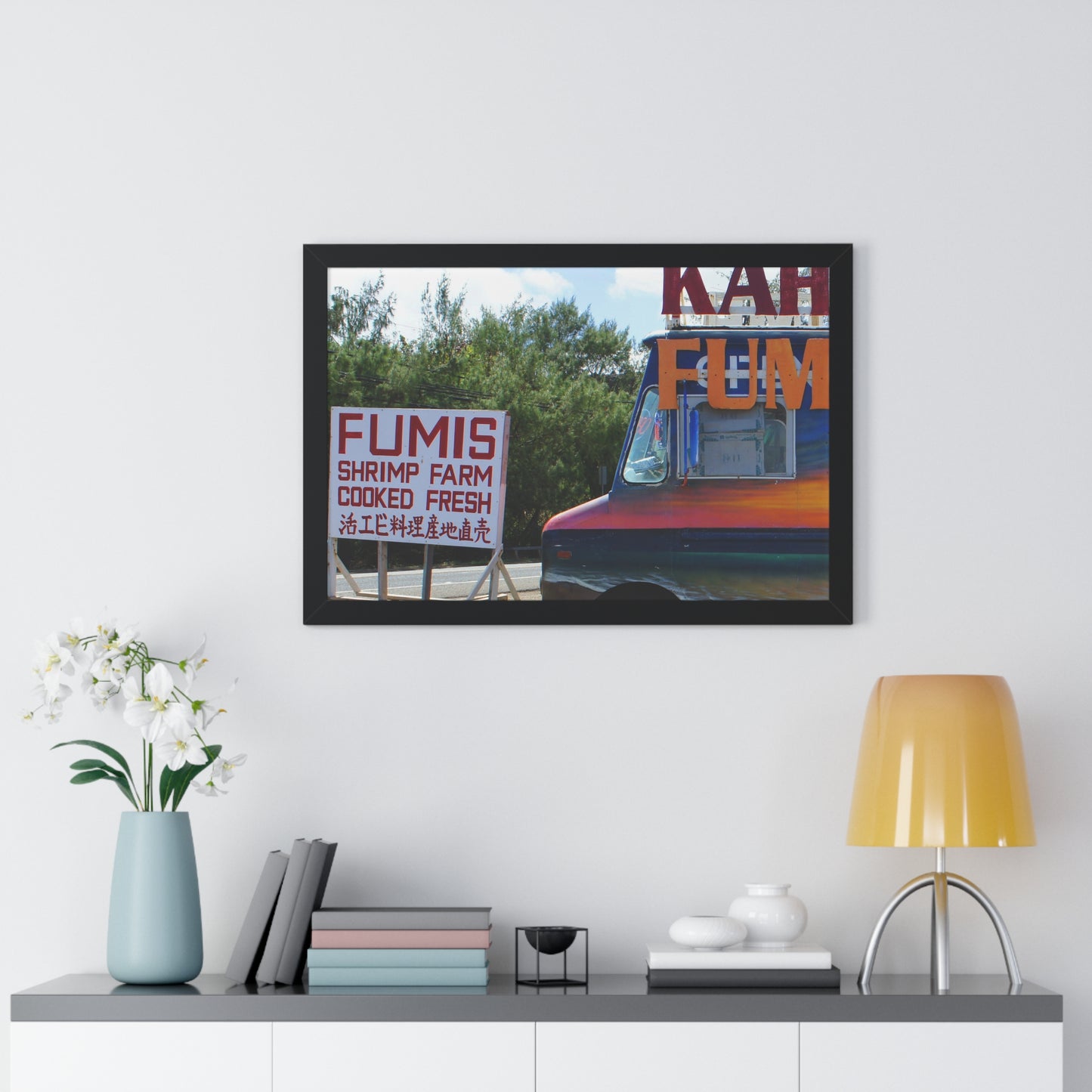 Aloha Keanu - Framed Horizontal Poster