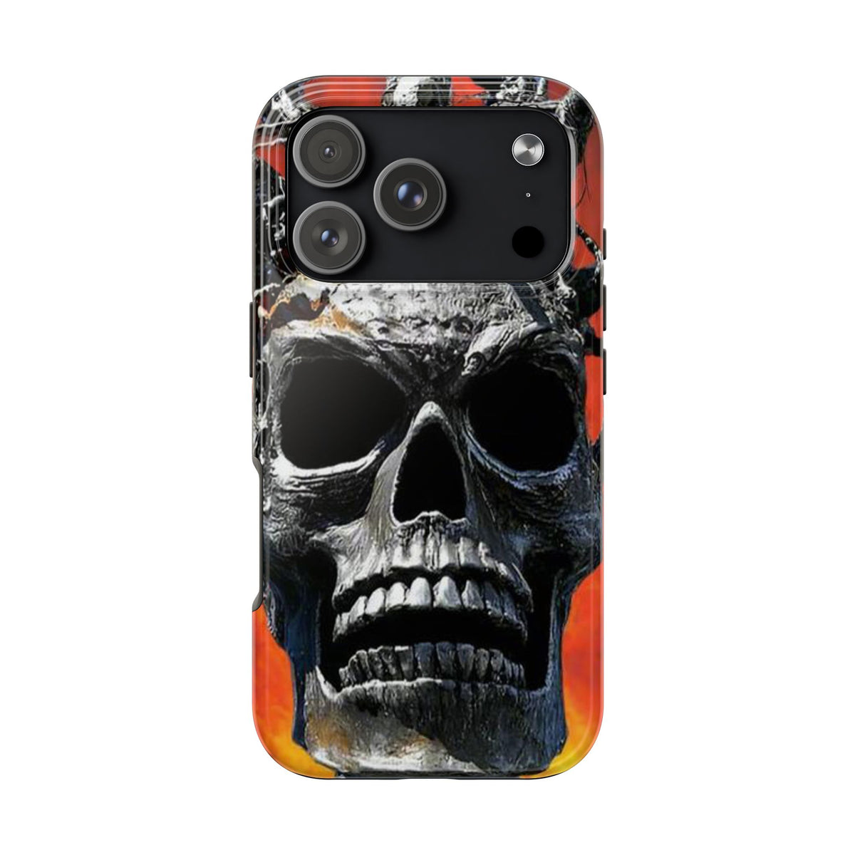 Skull Warrior Inferno Stare (v1) - Tough Phone Cases