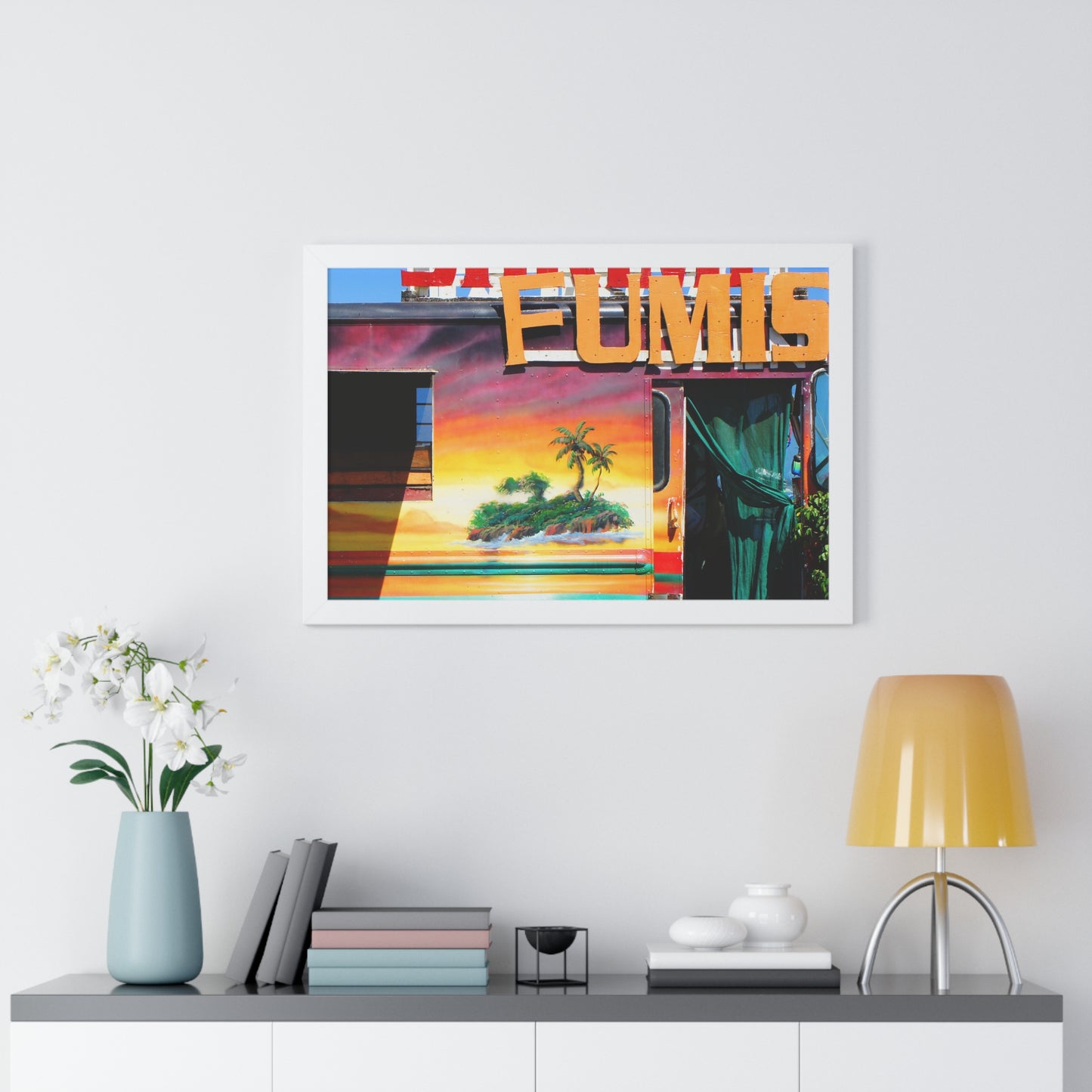 Island Love - Framed Horizontal Poster