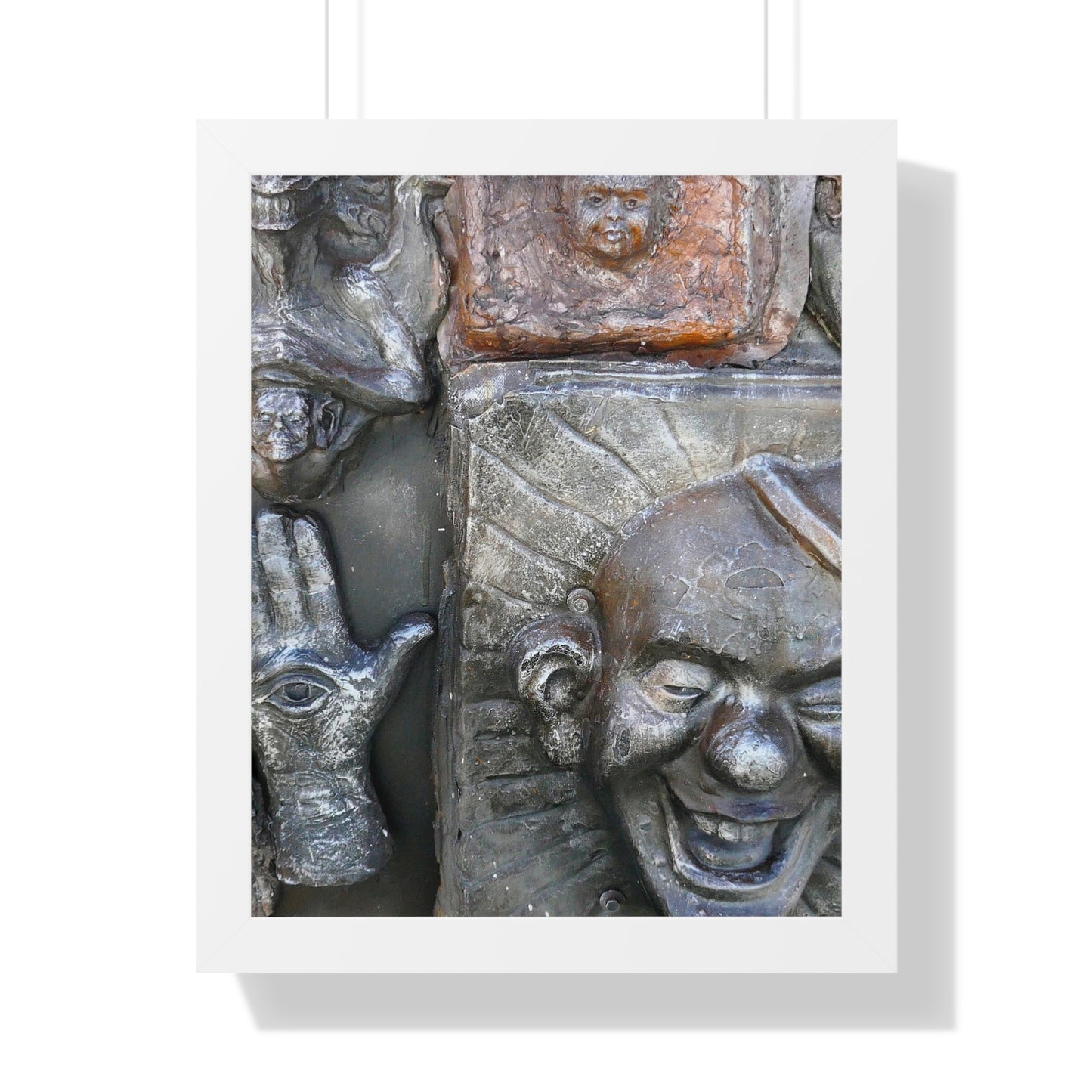 Cosmic Laughter - Framed Vertical Poster