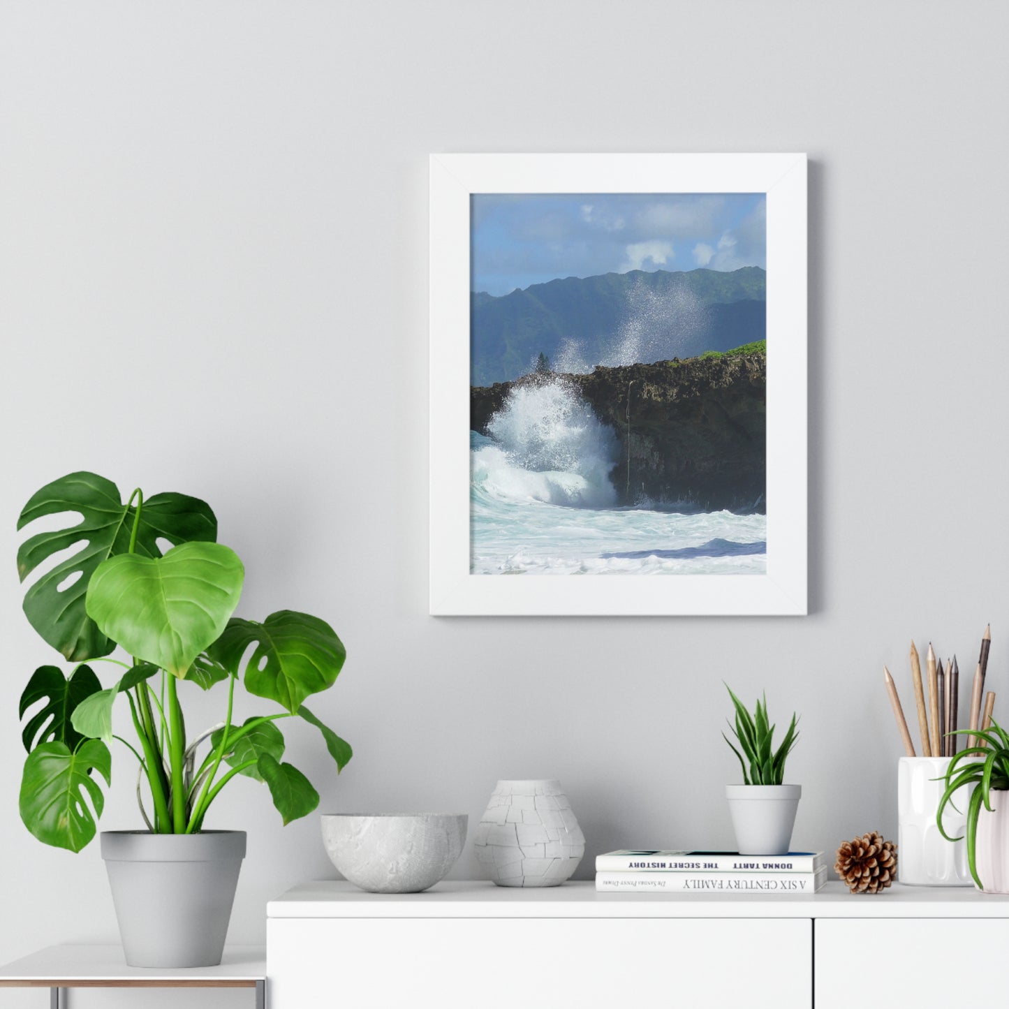 Rockin Surfer's Rope - Framed Vertical Poster