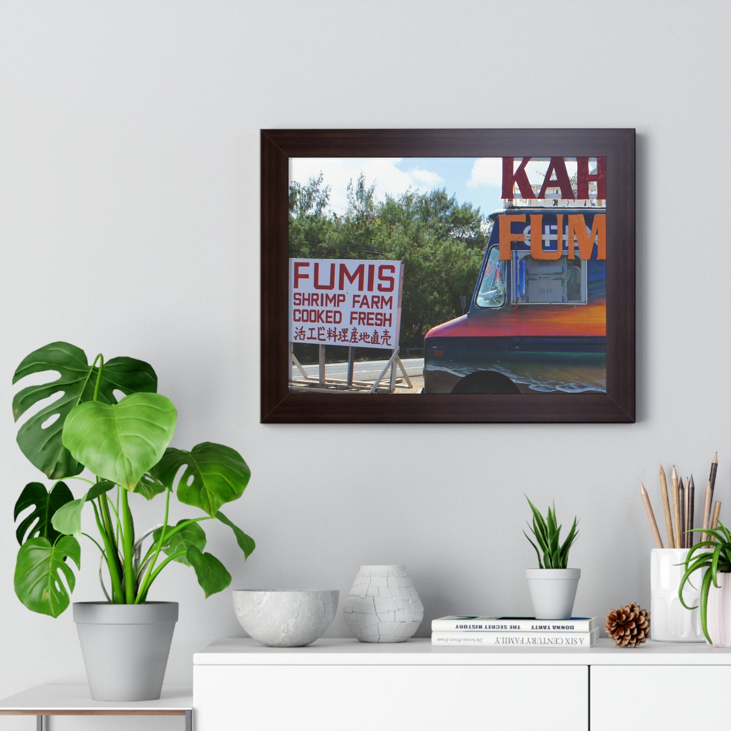 Aloha Keanu - Framed Horizontal Poster