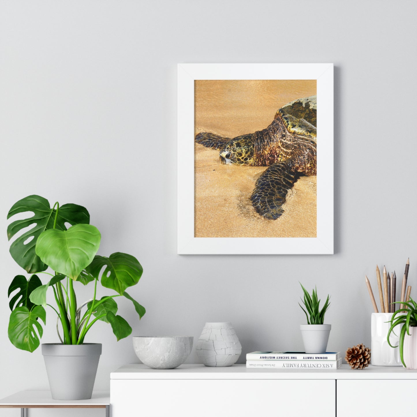 Glistening Journey - Framed Vertical Poster