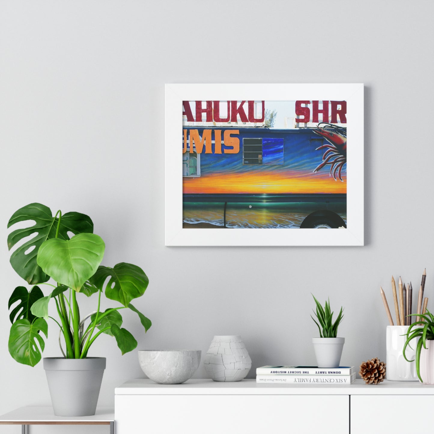 Fumis Aloha - Framed Horizontal Poster