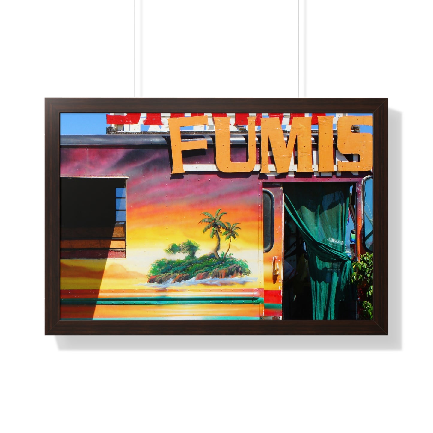 Island Love - Framed Horizontal Poster