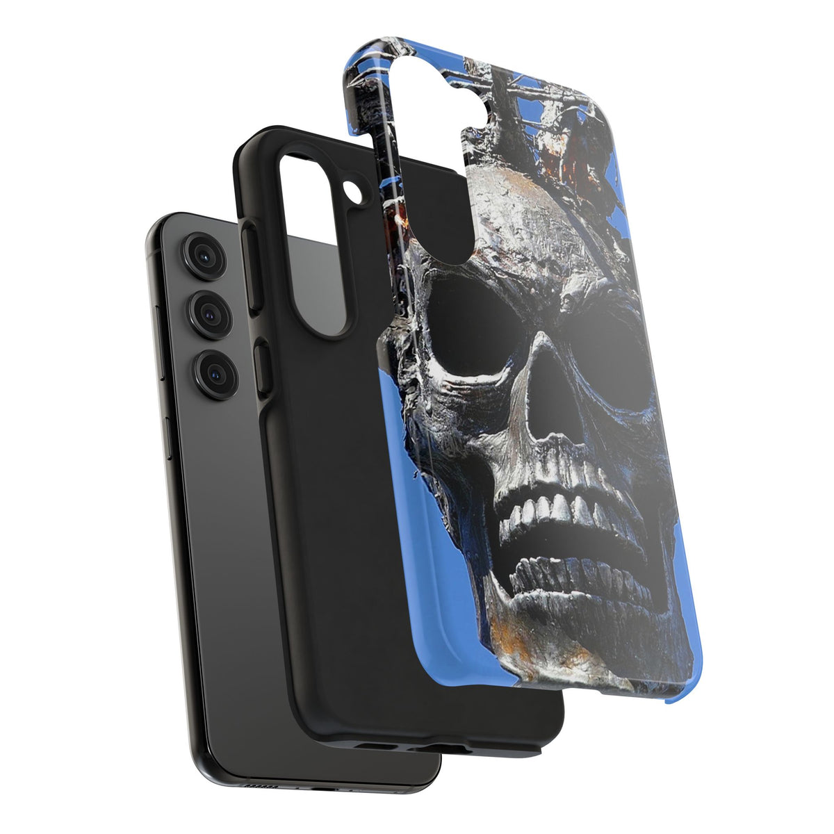 Skull Warrior Stare - Tough Phone Cases