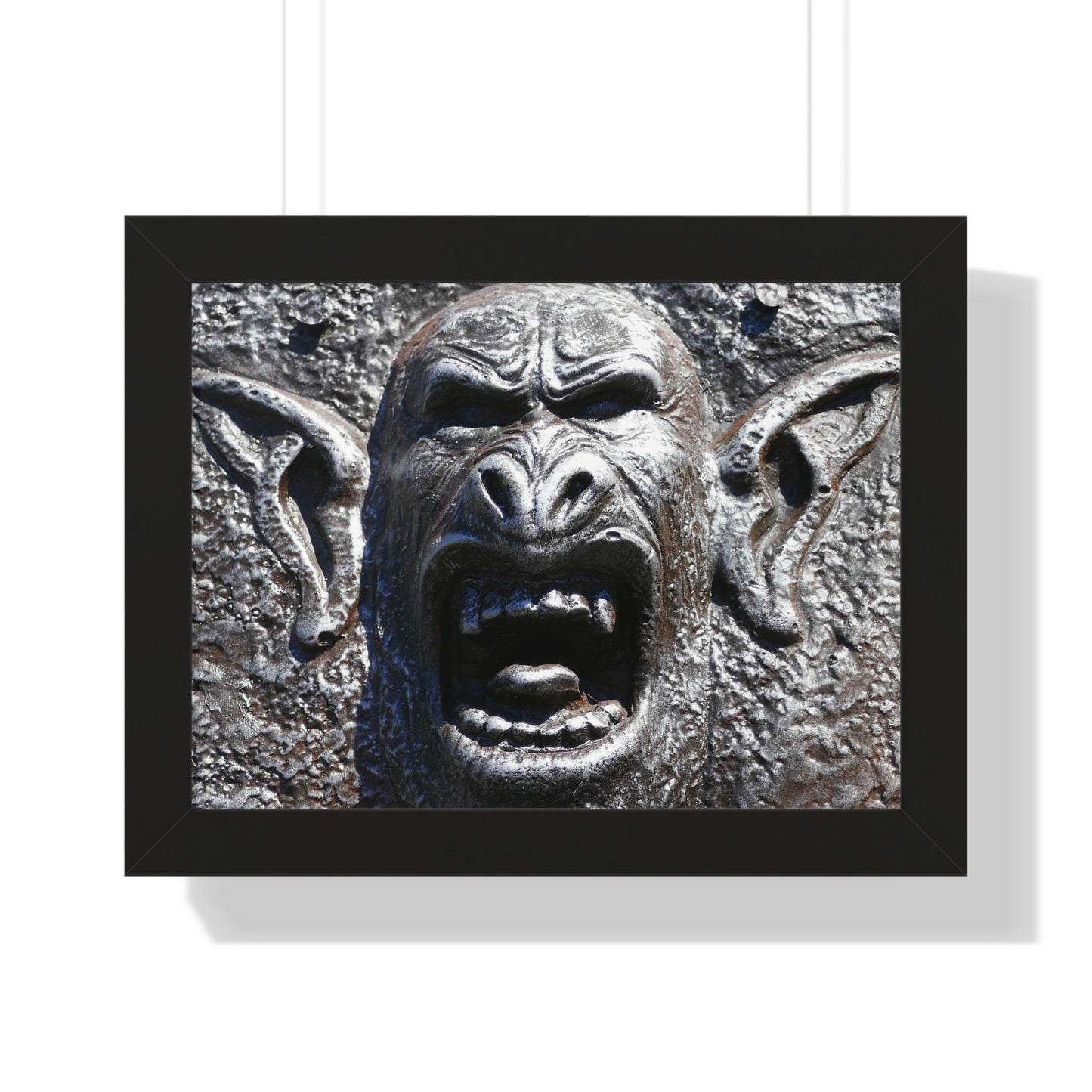 Frenzy Scream - Framed Horizontal Poster