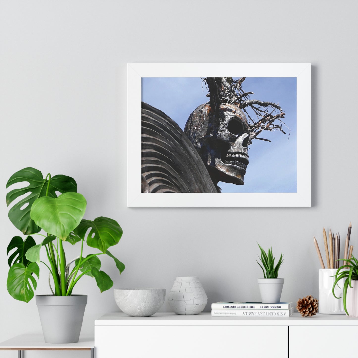 Skull Warrior - Framed Horizontal Poster