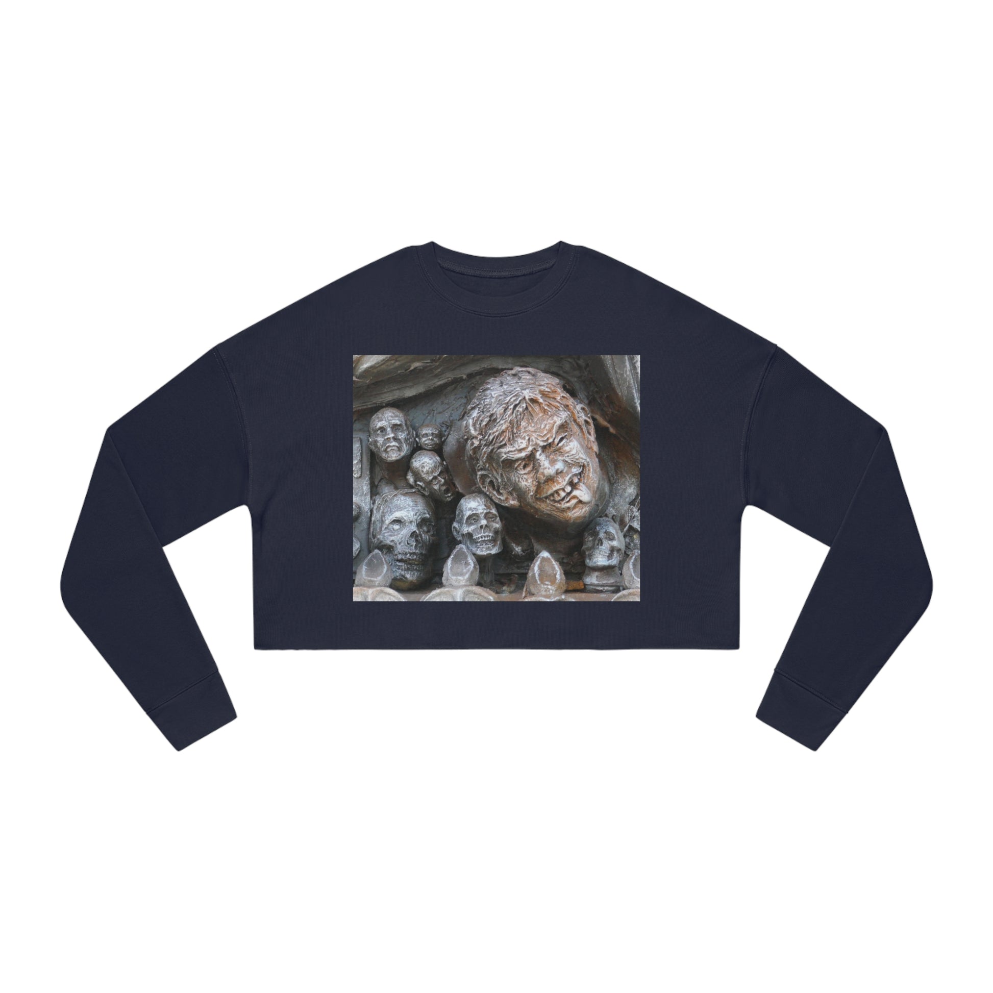Waiting For The King - Women's Cropped Sweatshirt - Fry1Productions
