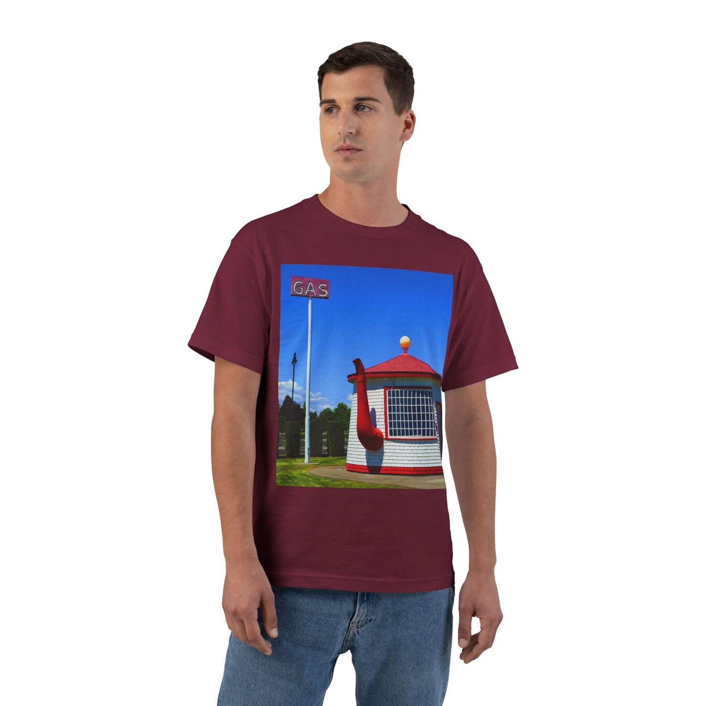 Historic Teapot Dome Service Station - Beefy-T Short-Sleeve T-Shirt
