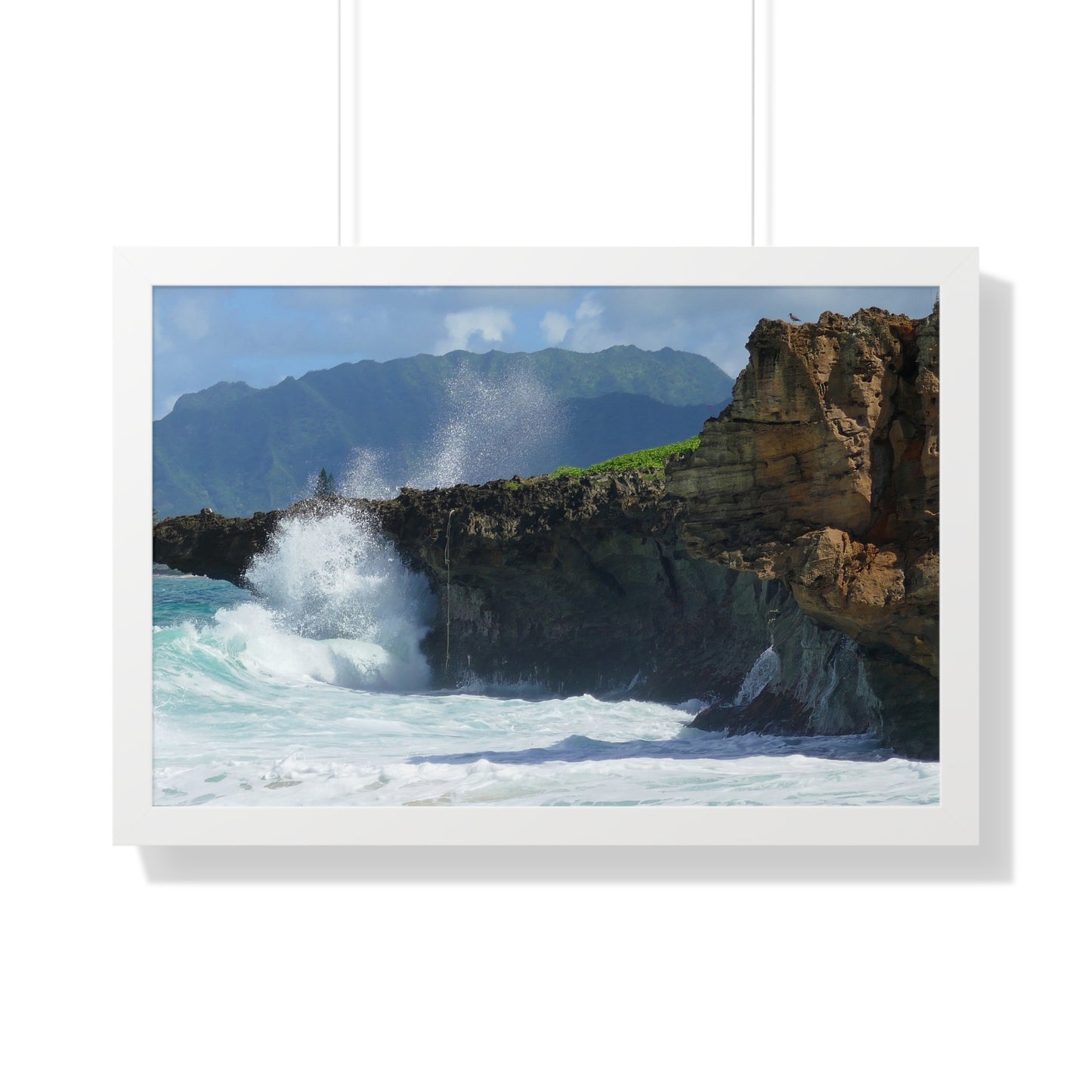 Rockin Surfer's Rope - Framed Horizontal Poster