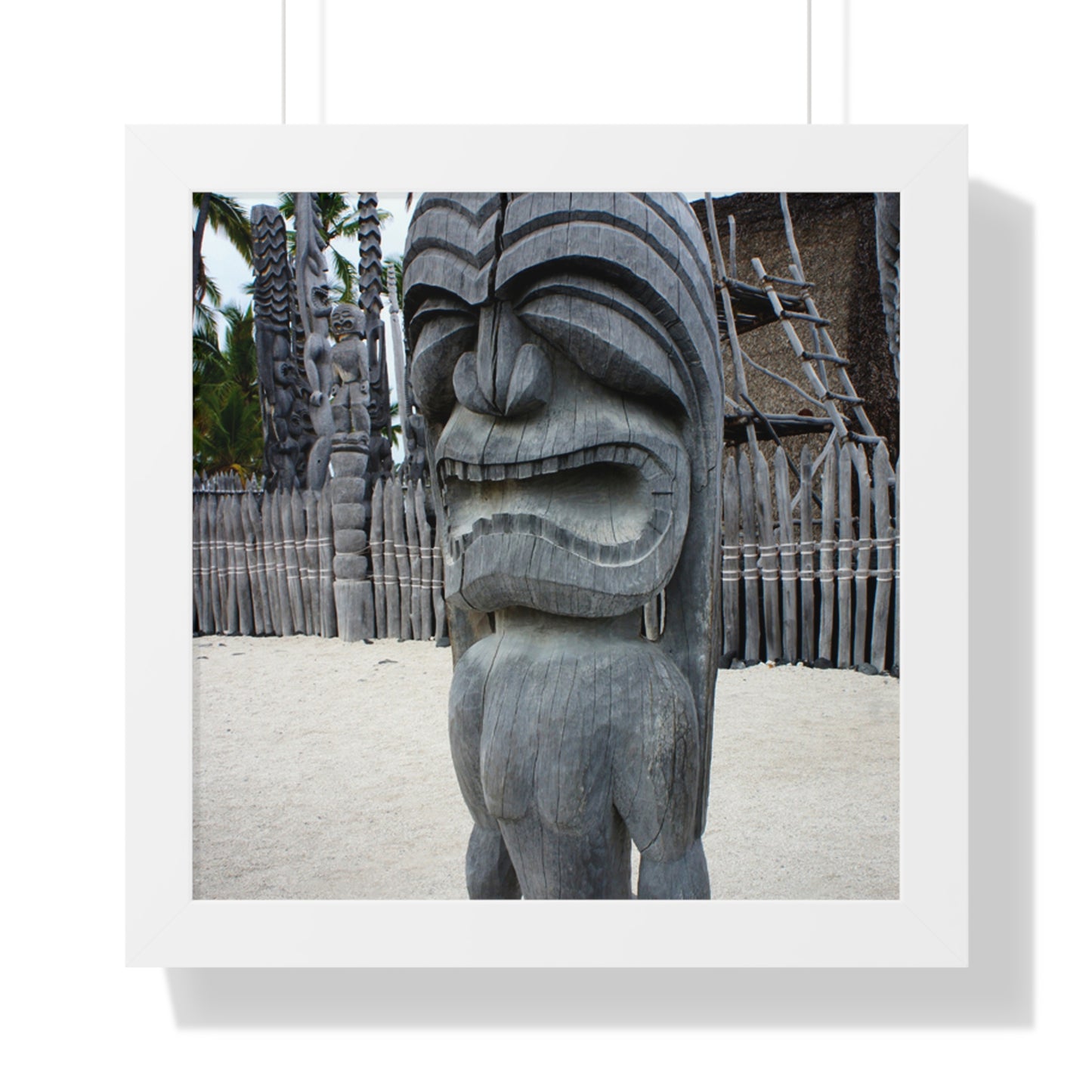 Fierce Guardian - Framed Vertical Poster