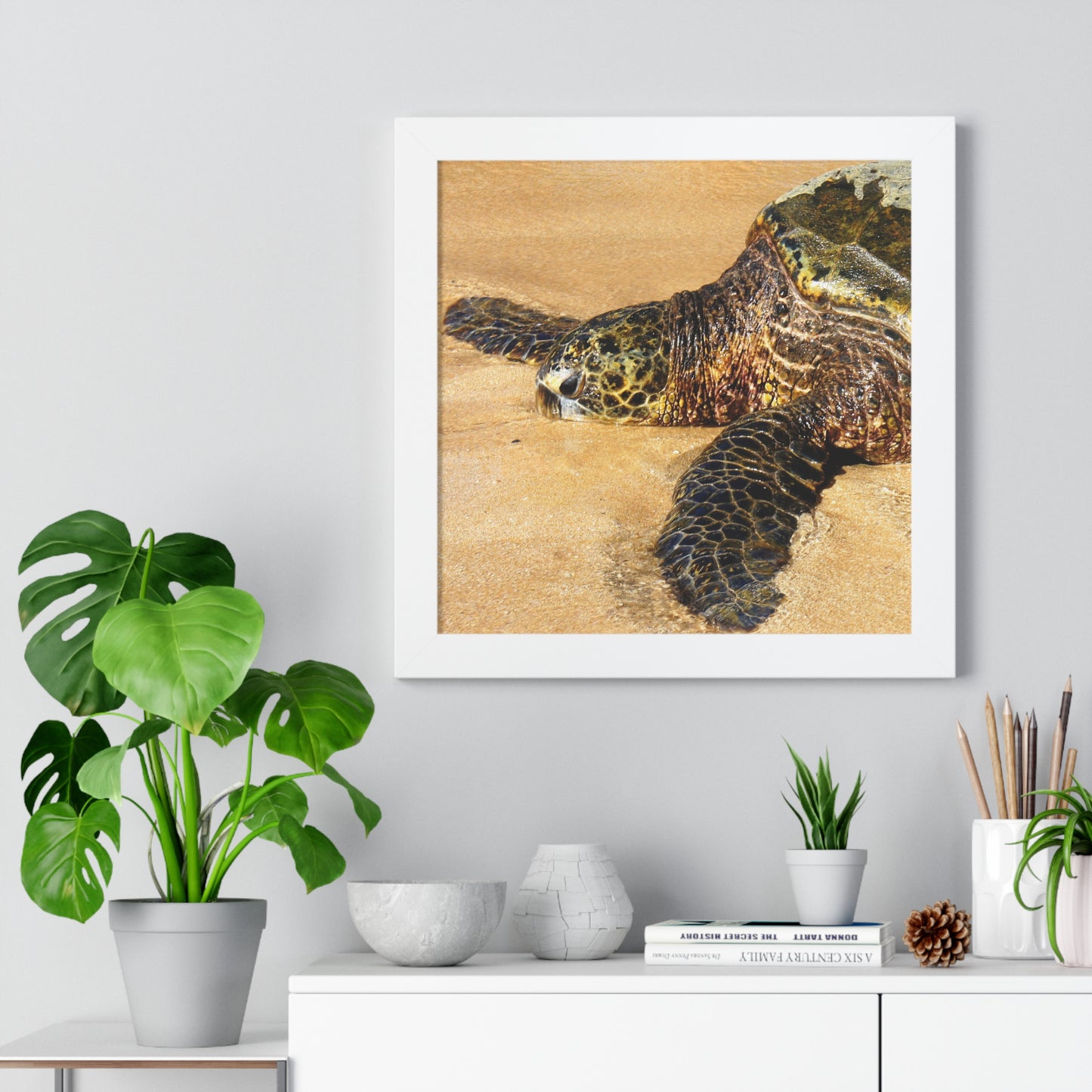 Glistening Journey - Framed Vertical Poster