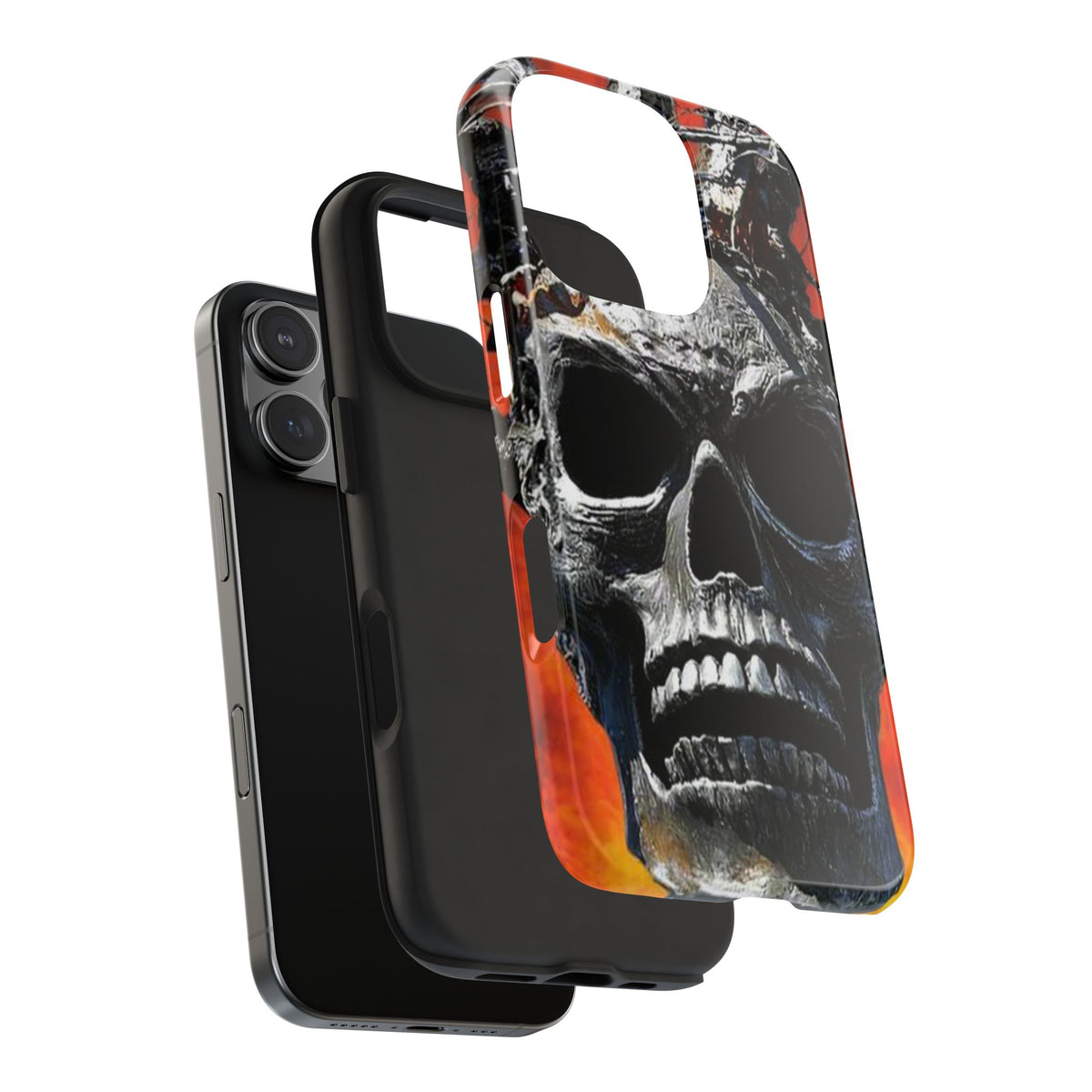 Skull Warrior Inferno Stare (v1) - Tough Phone Cases
