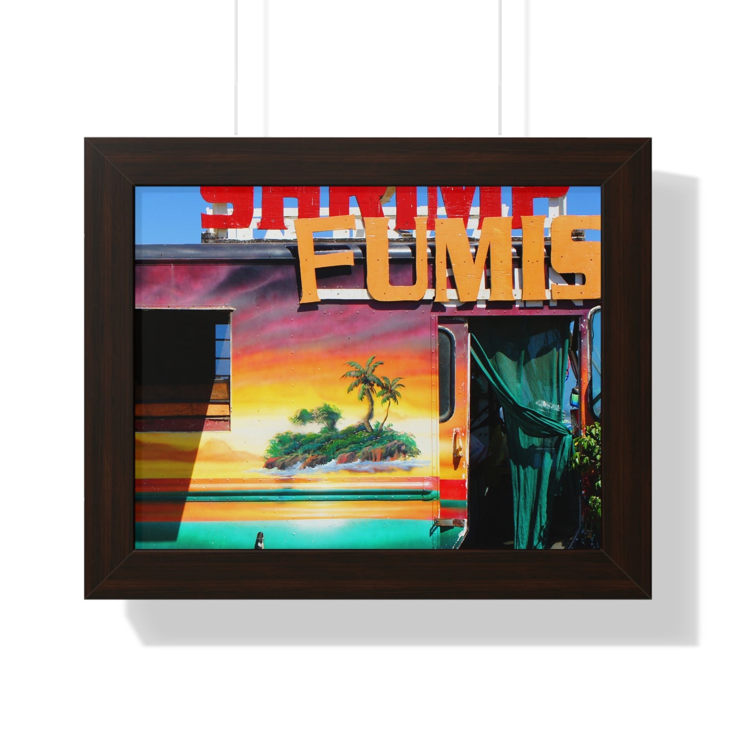 Island Love - Framed Horizontal Poster
