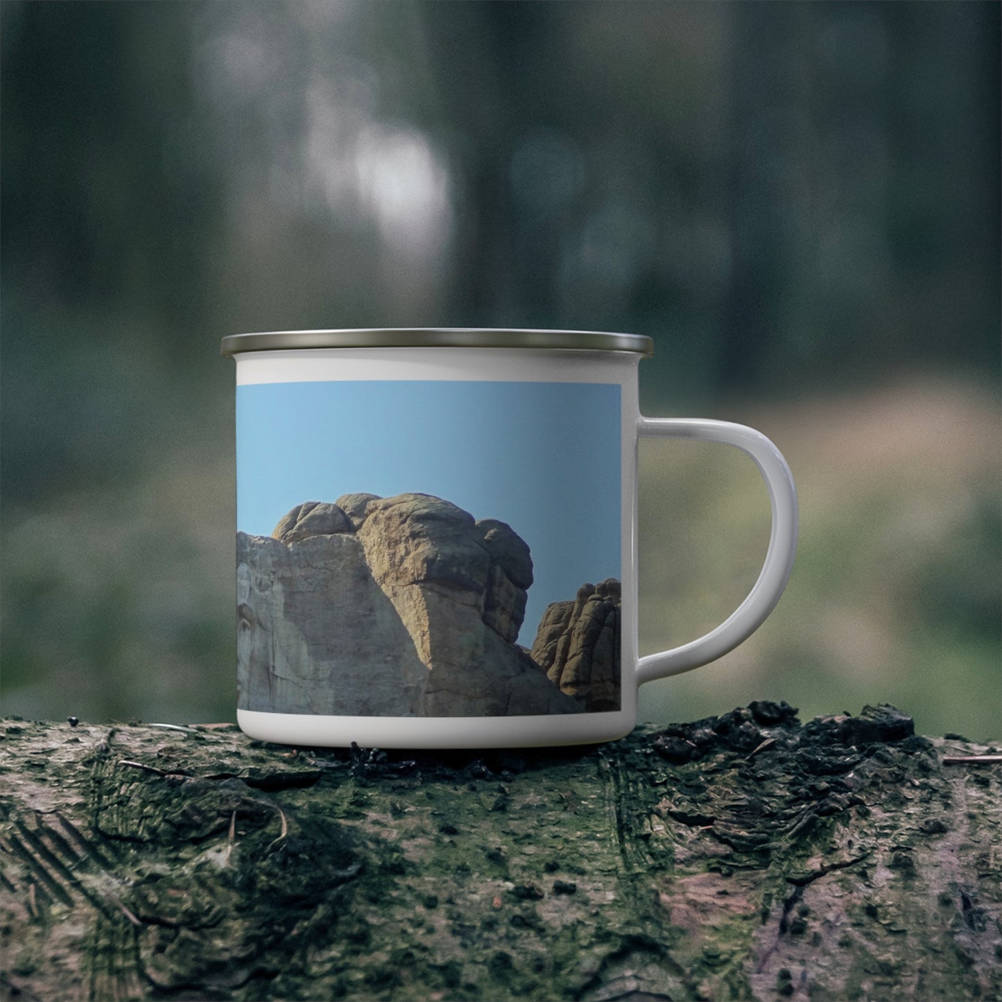 History Remembered Forever - Enamel Camping Mug 12oz
