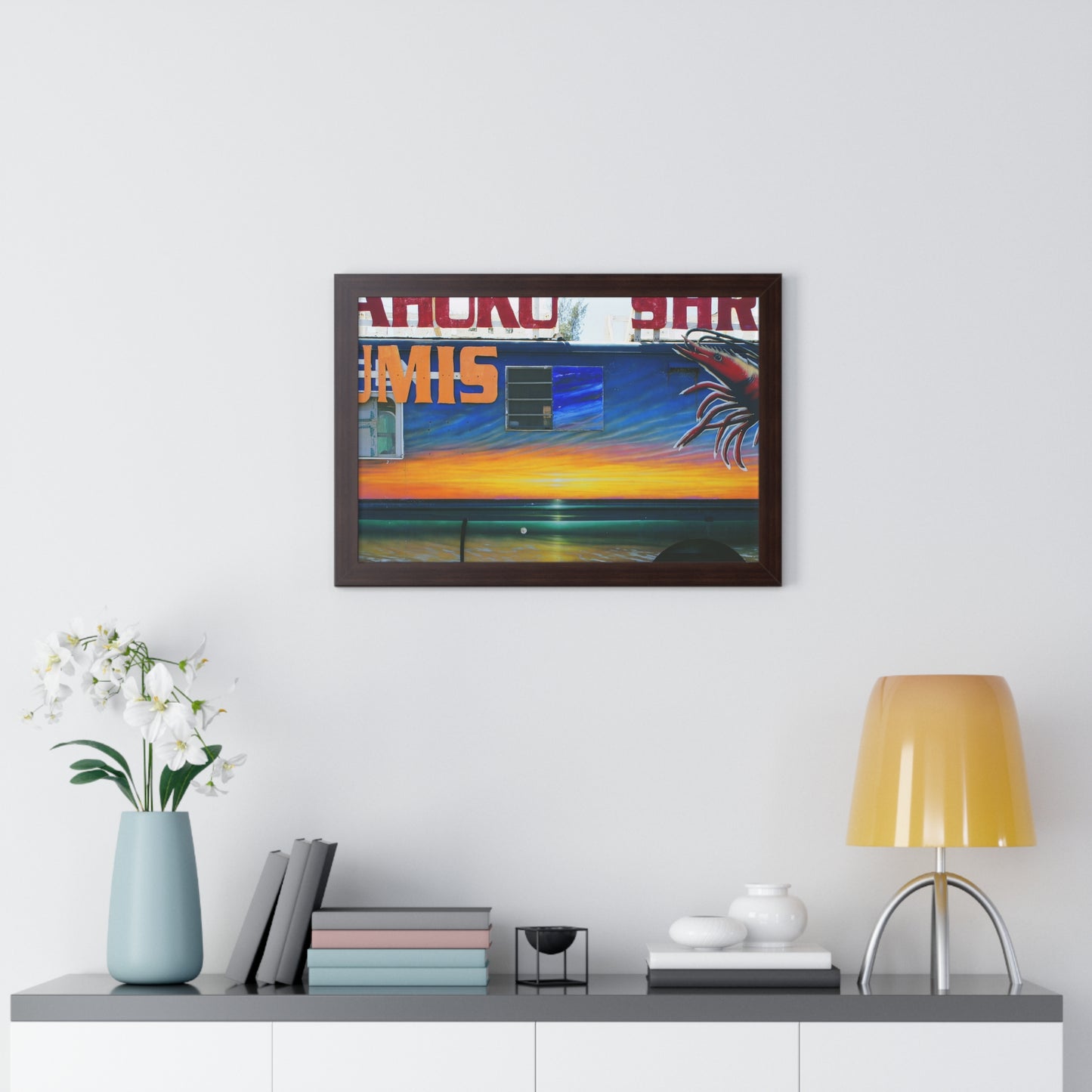 Fumis Aloha - Framed Horizontal Poster