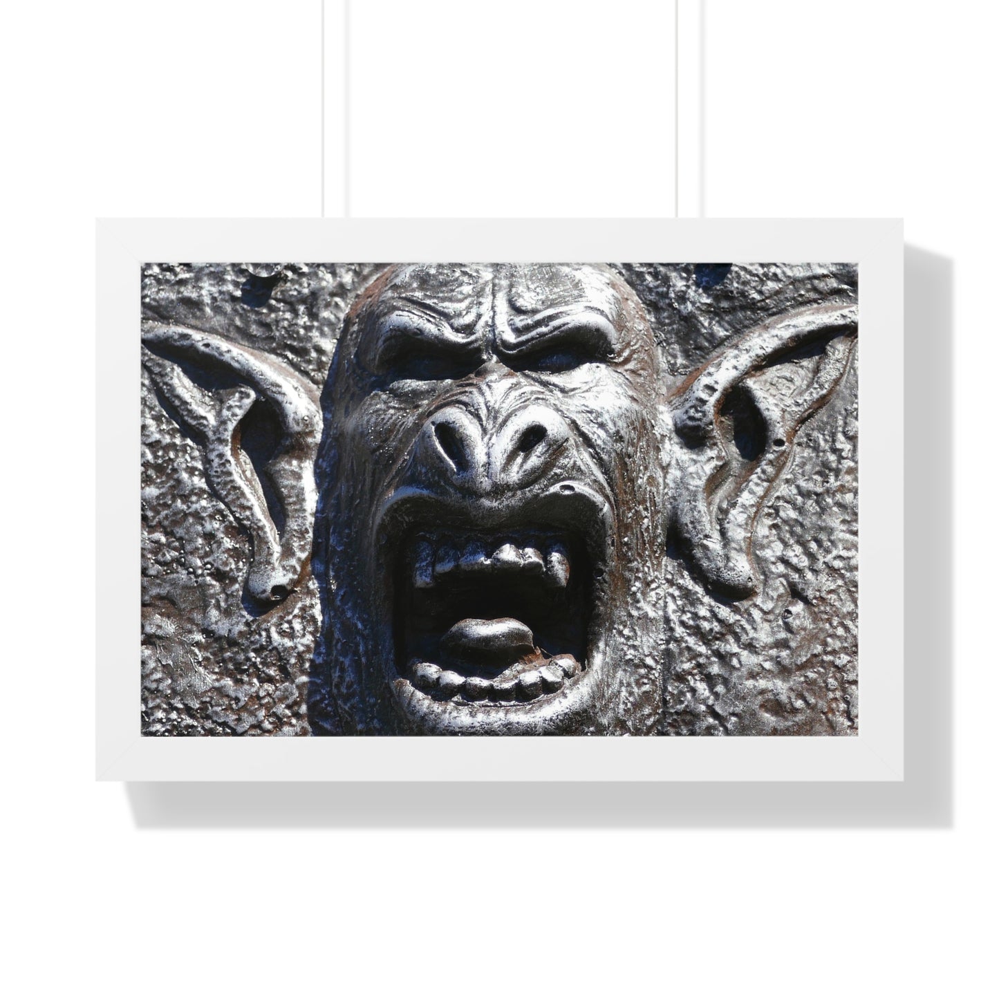 Frenzy Scream - Framed Horizontal Poster