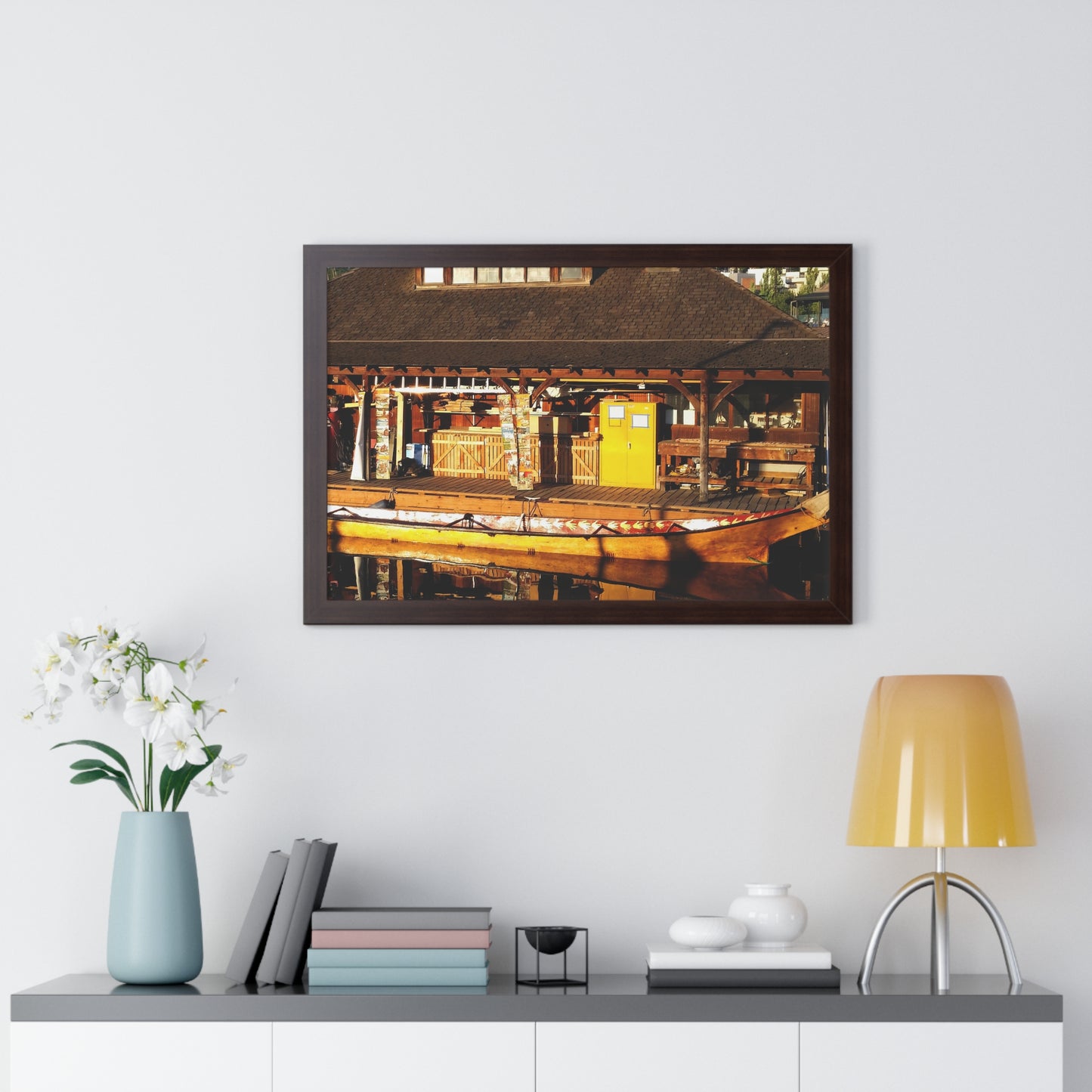 Q'il'bid Awe - Framed Horizontal Poster