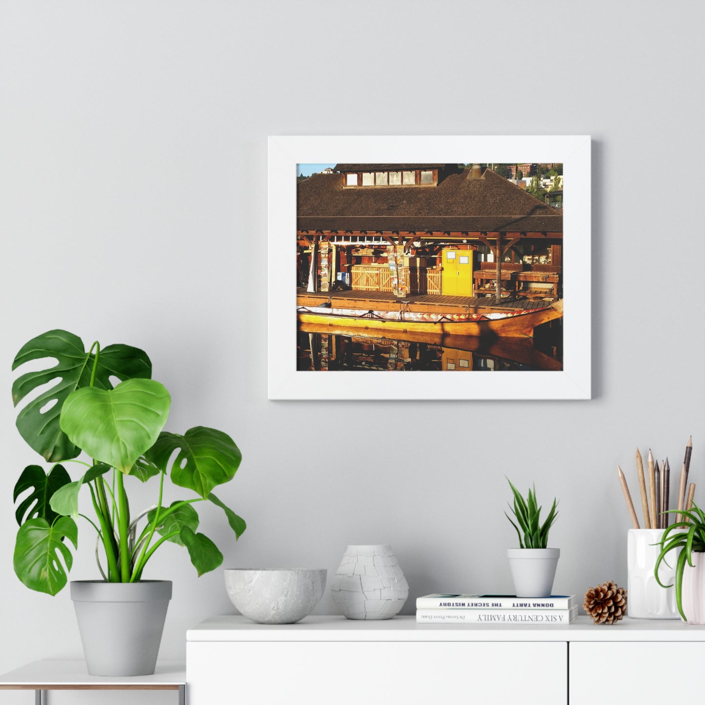 Q'il'bid Awe - Framed Horizontal Poster