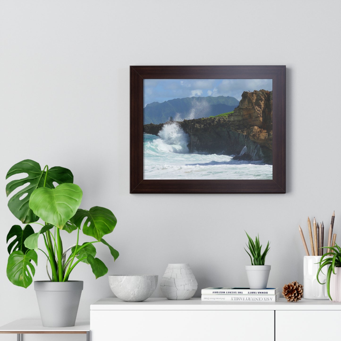 Rockin Surfer's Rope - Framed Horizontal Poster