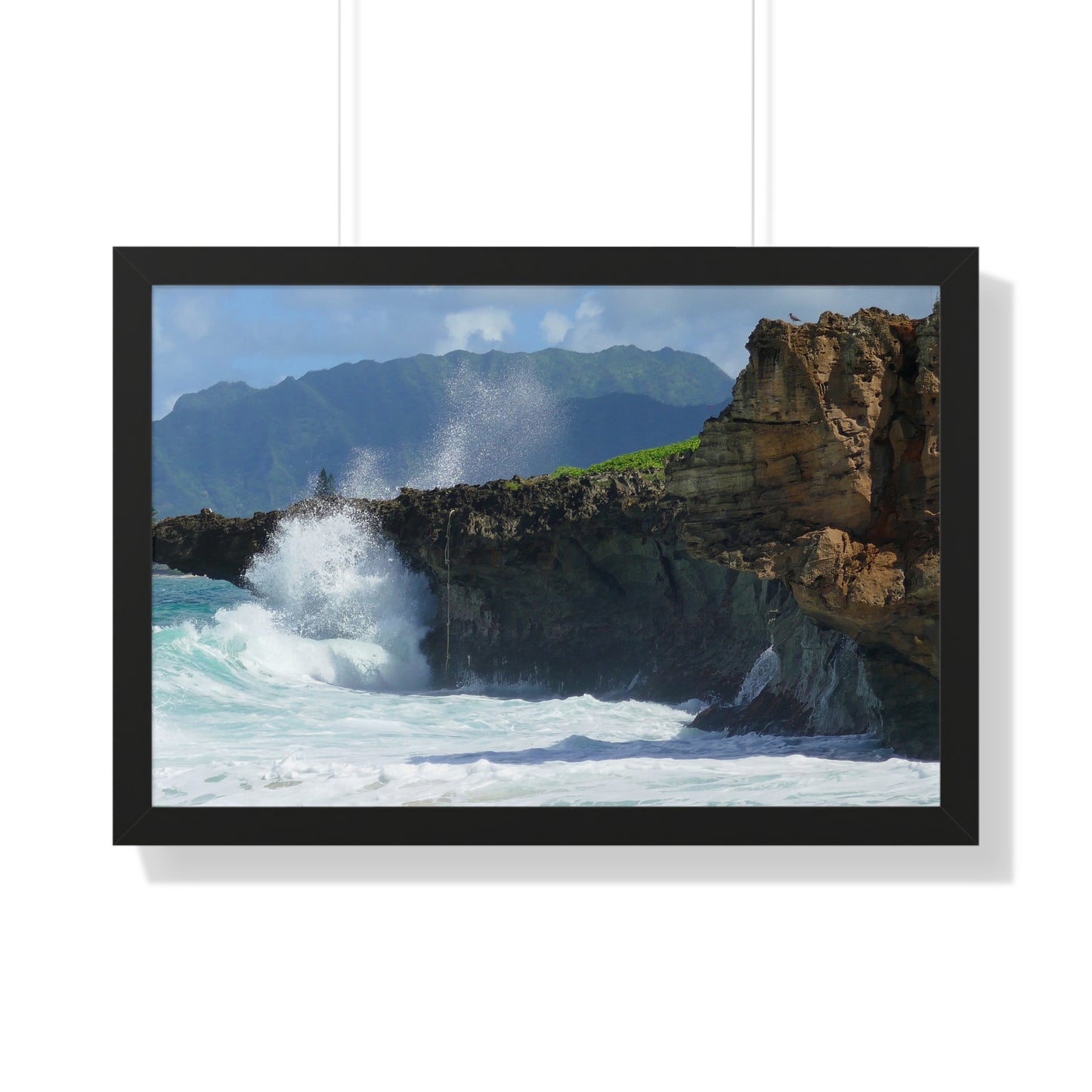 Rockin Surfer's Rope - Framed Horizontal Poster