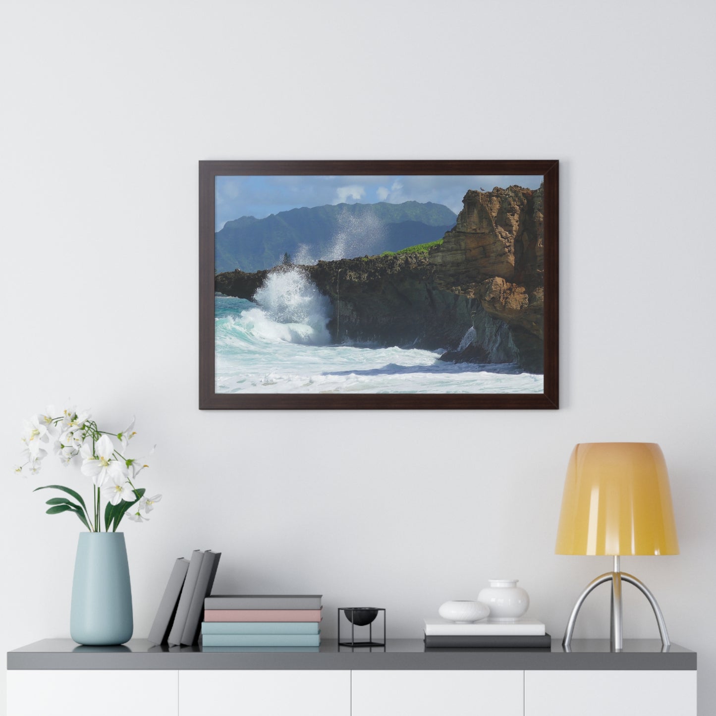 Rockin Surfer's Rope - Framed Horizontal Poster