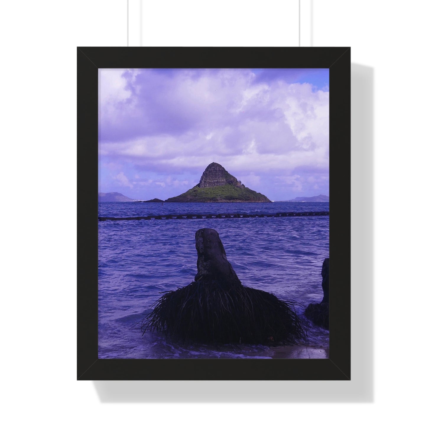 Wade To Chinaman's Hat - Framed Vertical Poster