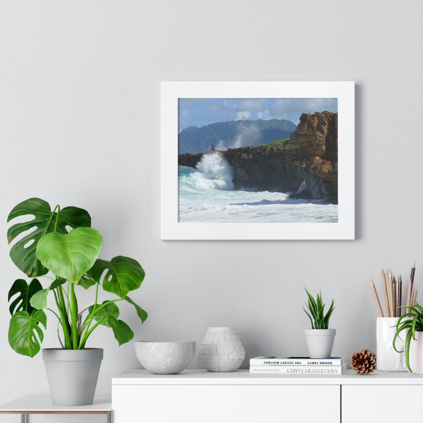 Rockin Surfer's Rope - Framed Horizontal Poster
