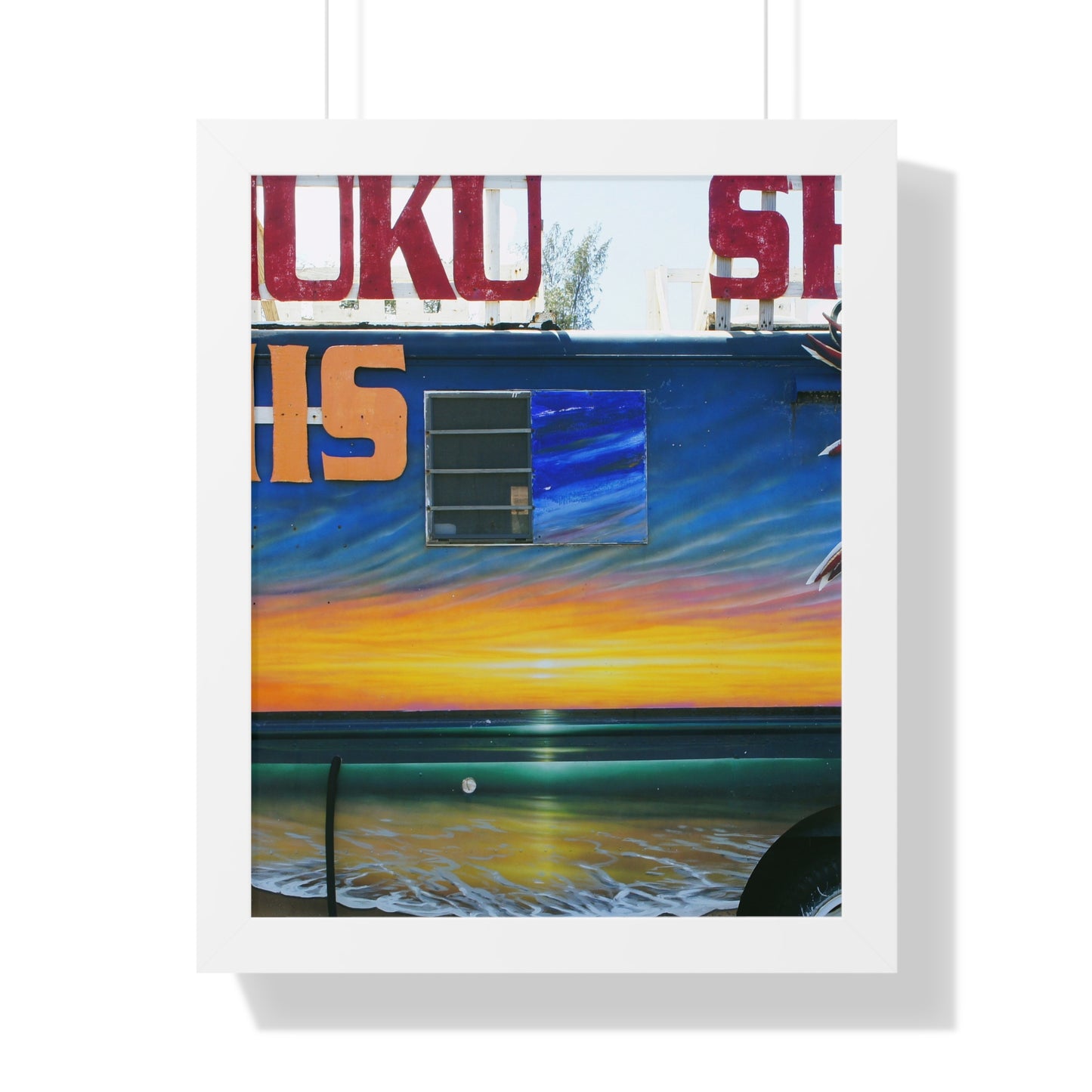 Fumis Aloha - Framed Vertical Poster