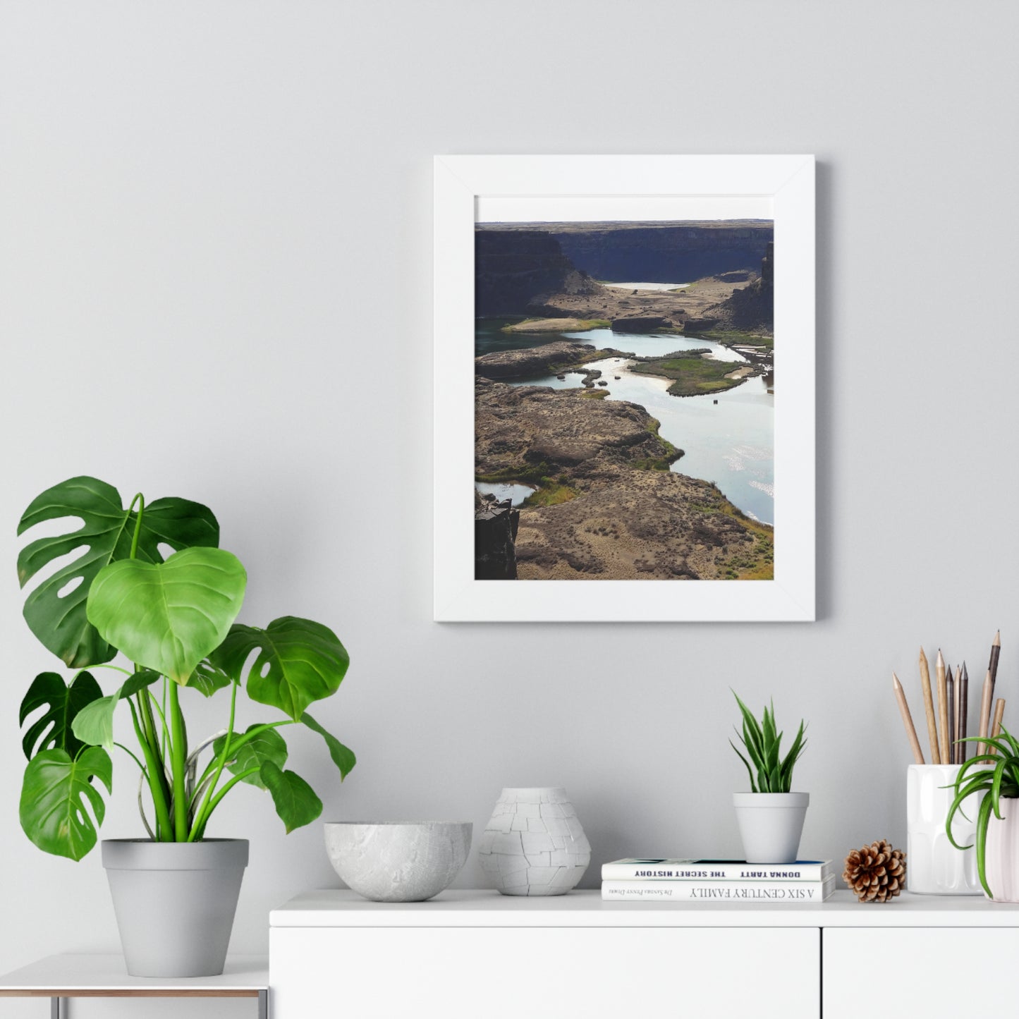 Reminisce of Ancient Thunder - Framed Vertical Poster