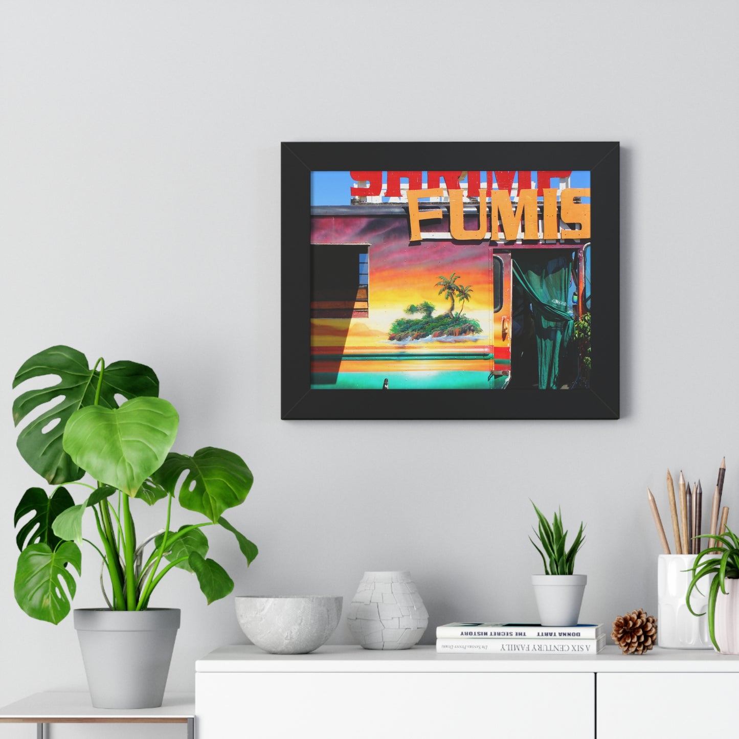 Island Love - Framed Horizontal Poster