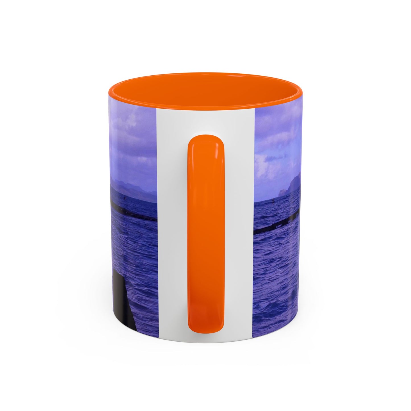 Wade To Chinaman's Hat - Accent Coffee Mug (11, 15oz)