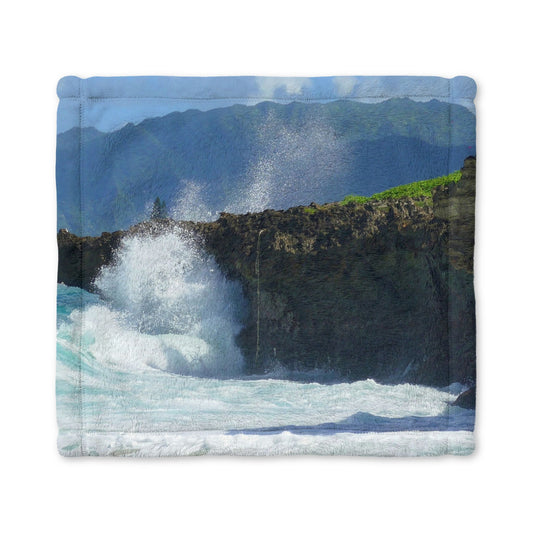 Rockin Surfer's Rope - Minky Baby Lovey Blanket