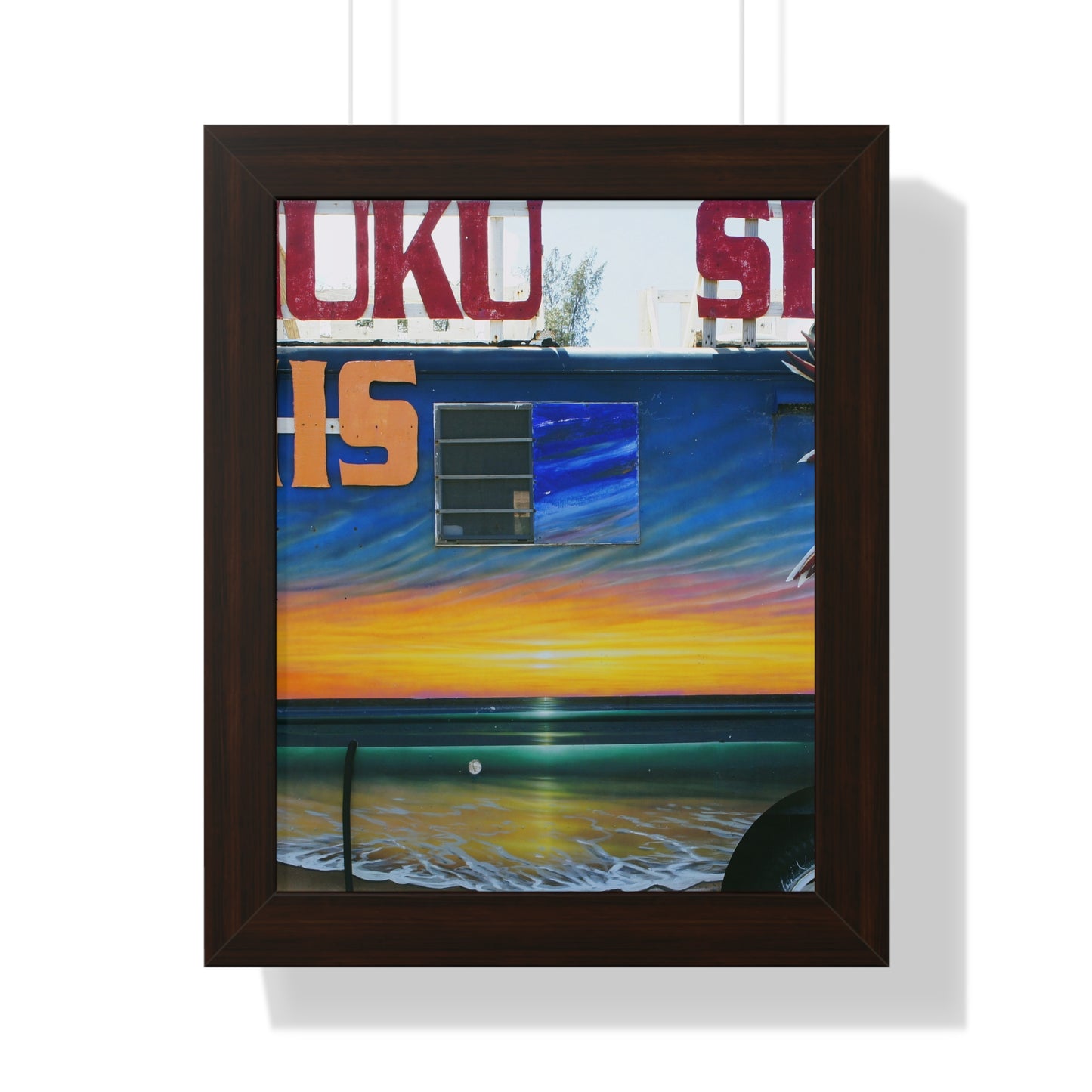 Fumis Aloha - Framed Vertical Poster