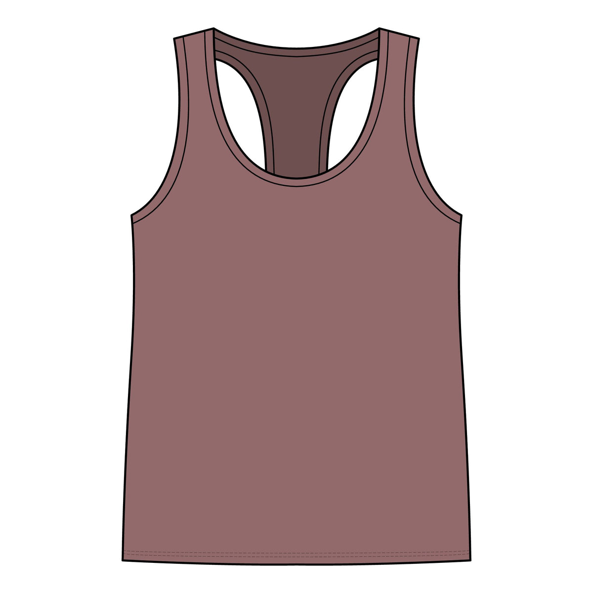 Island Love - Women's Jersey Racerback Tank