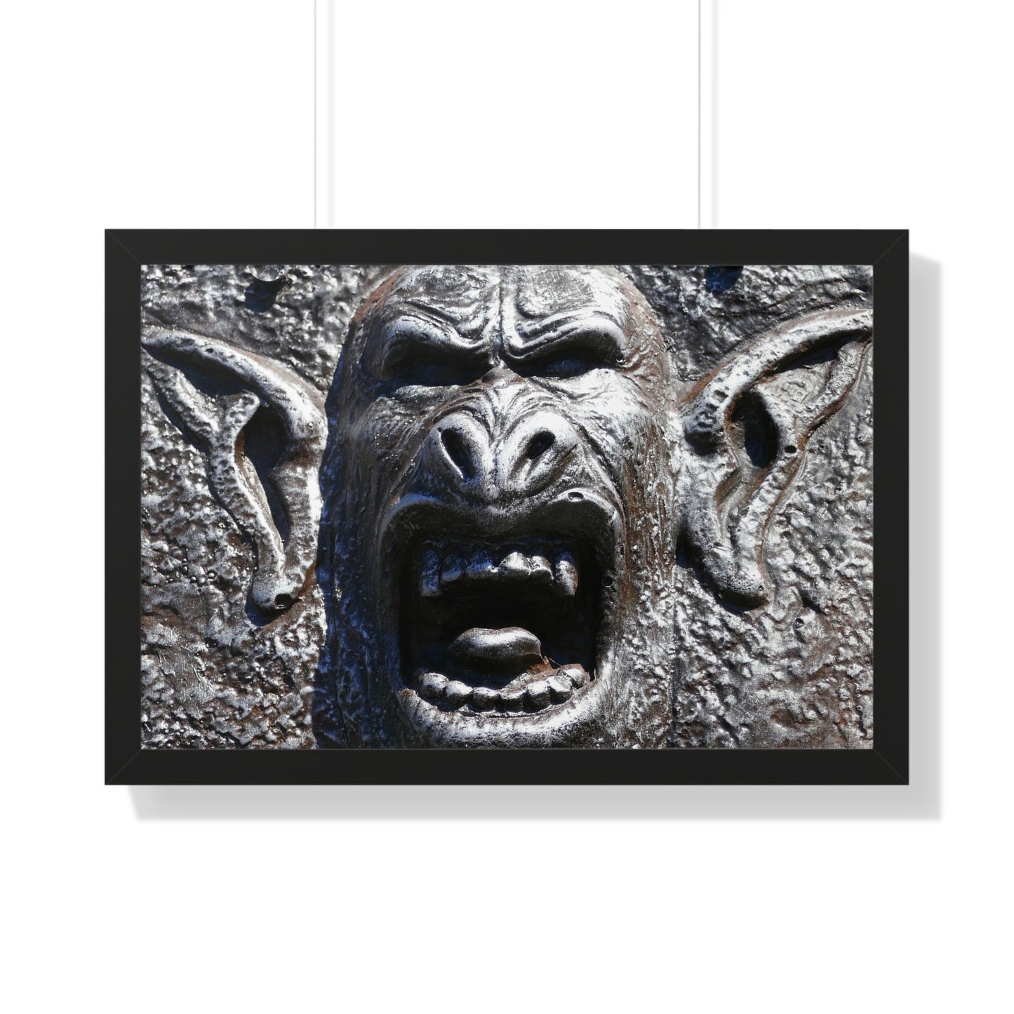 Frenzy Scream - Framed Horizontal Poster