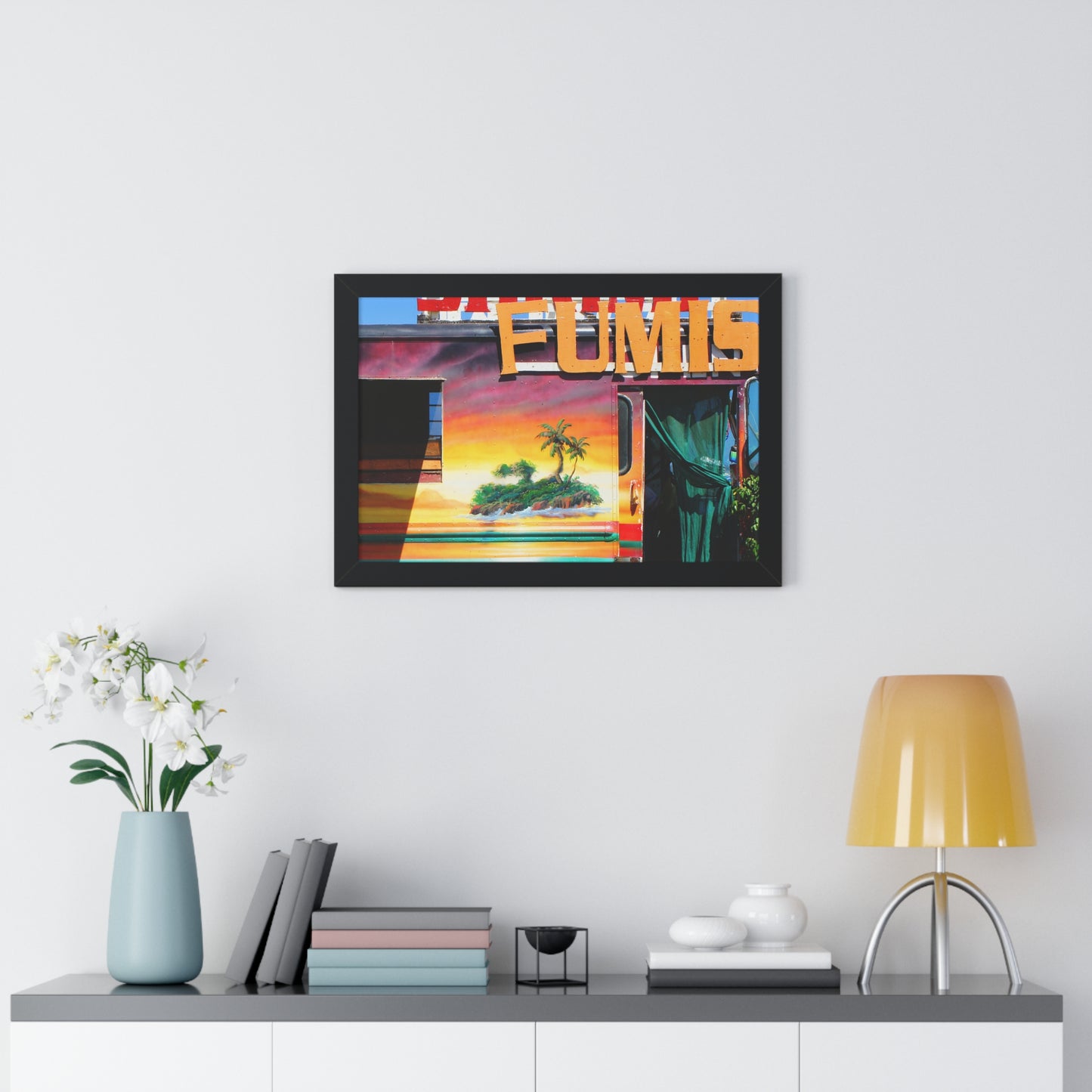 Island Love - Framed Horizontal Poster